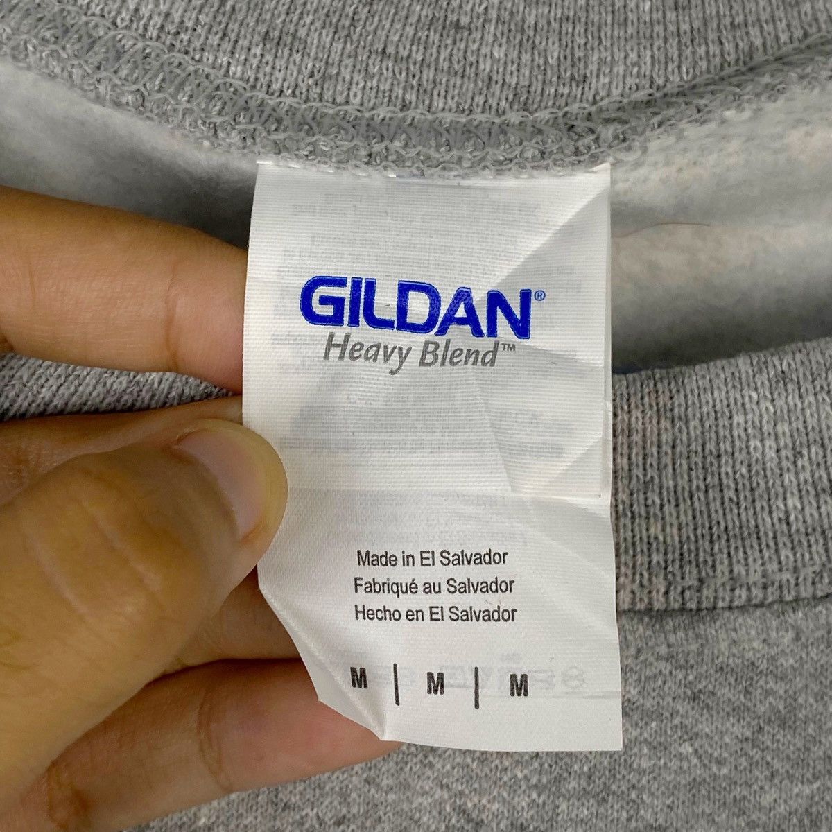 Gildan × Vintage Vintage Gildan Heavy Blend Printed Crewneck Sweatshirt Size US L / EU 52-54 / 3 - 6 Thumbnail