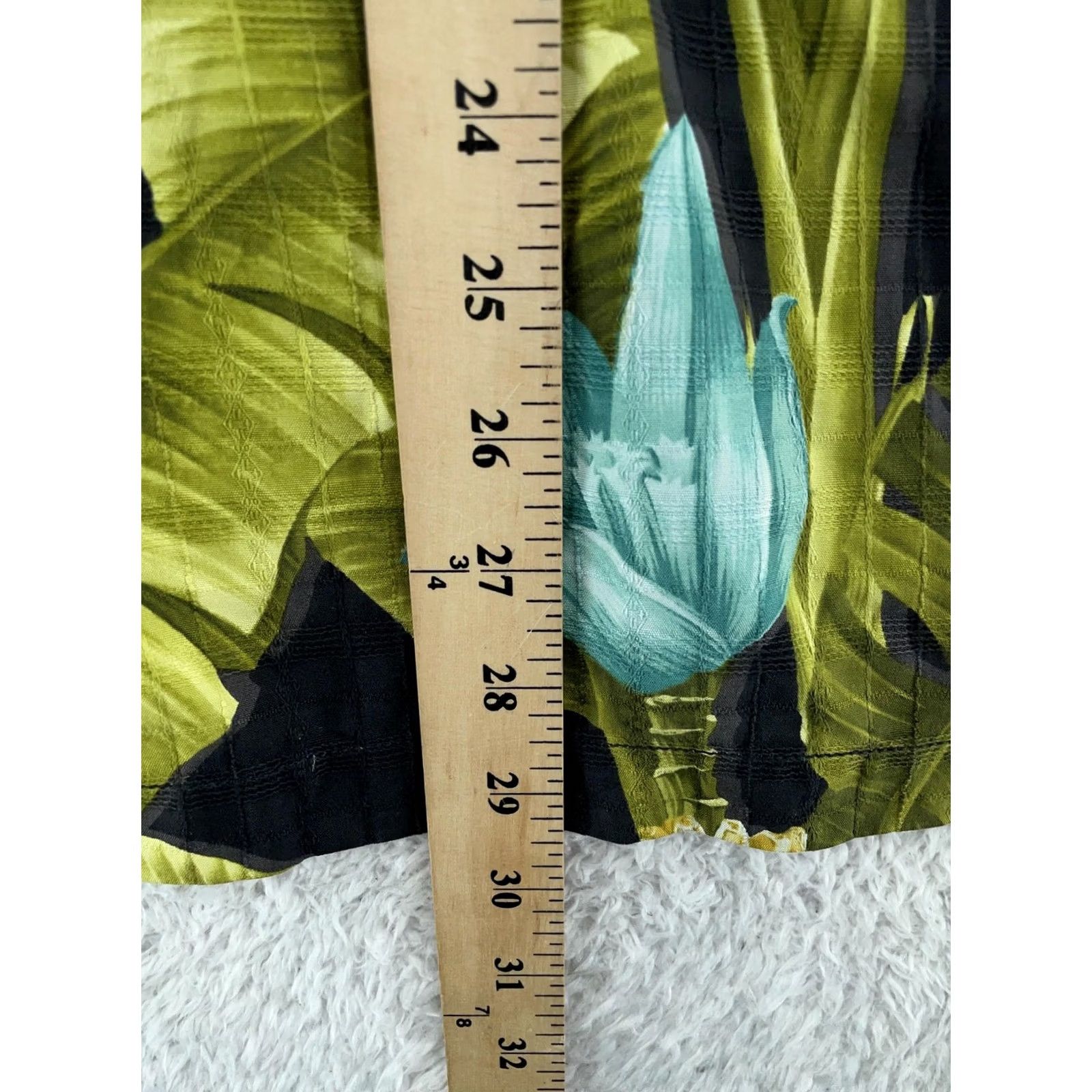 Tommy Bahama Tommy Bahama Button-Up Shirt Mens M Black Green Silk Floral Camp Aloha Casual Short Sleeve Relaxed Fit 100% Silk Shirt Size US M / EU 48-50 / 2 - 6 Thumbnail