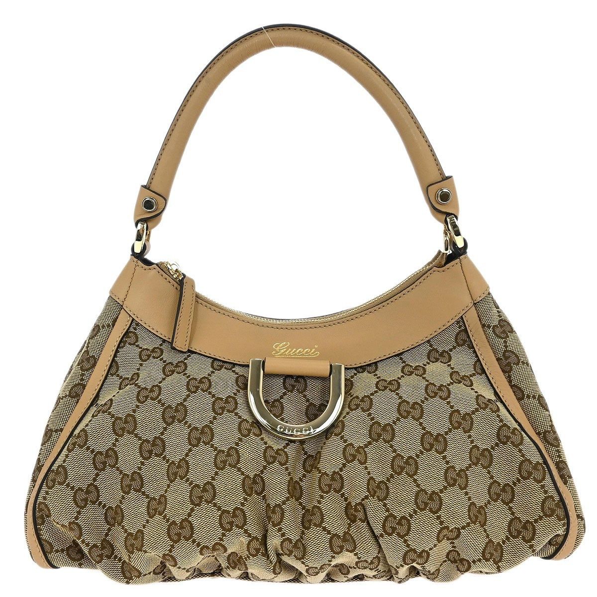 Gucci Gucci D Ring Hobo GG Canvas Size ONE SIZE - 1 Thumbnail