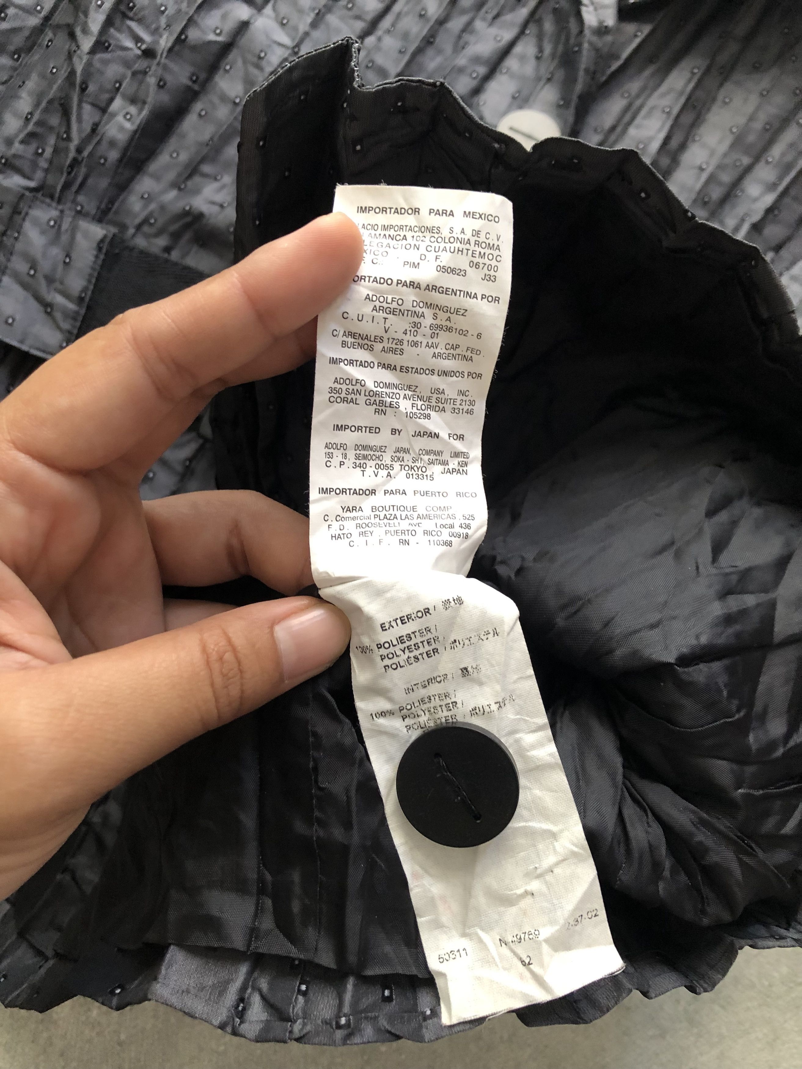 Adolfo Dominguez × Vintage Adolfo Dominguez Jacket Womens Small Black Button Size S / US 4 / IT 40 - 10 Thumbnail