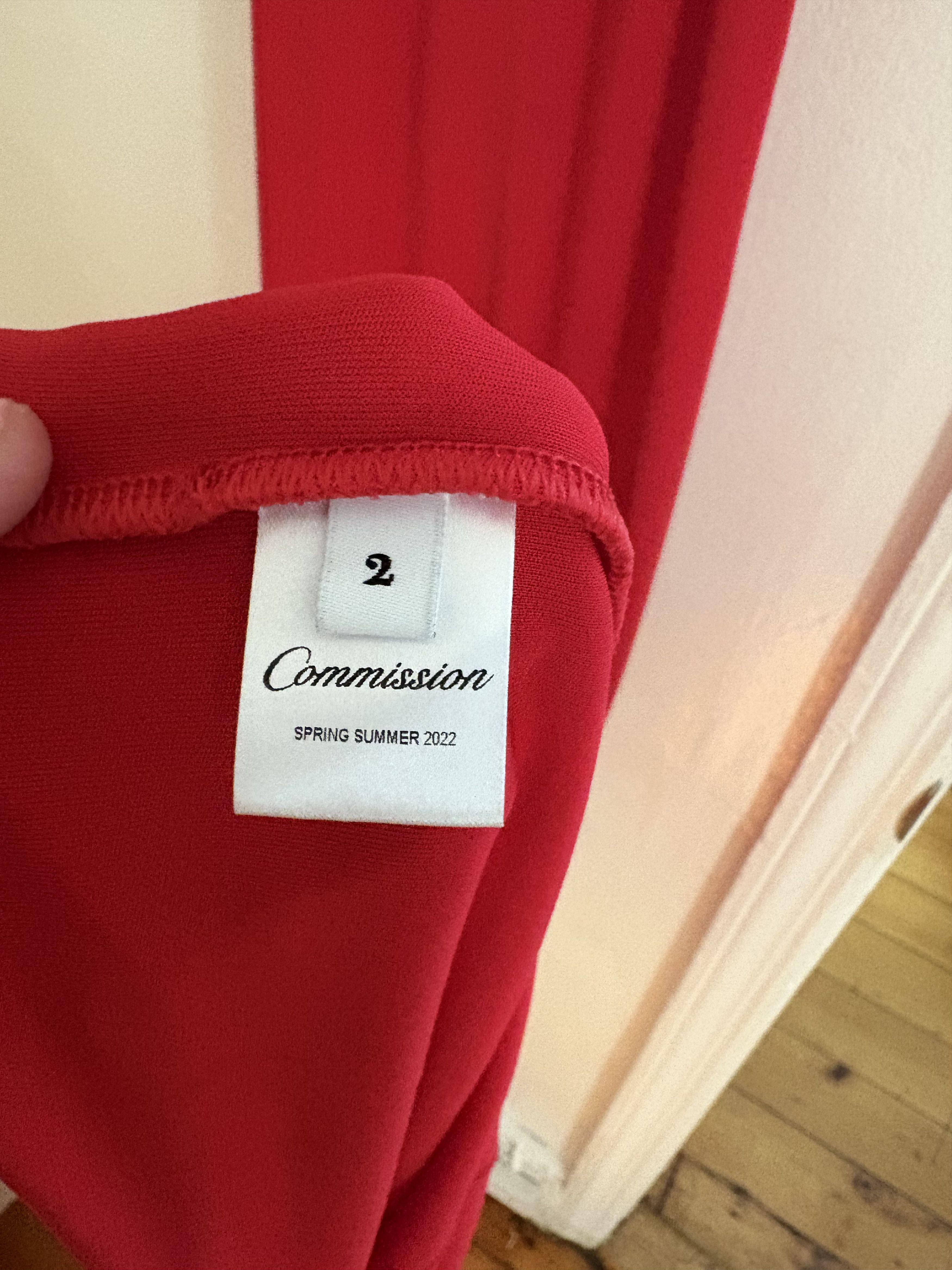 Commission Commission 2022 Red Dress - Size 2 (XS) Size S / US 4 / IT 40 - 6 Thumbnail