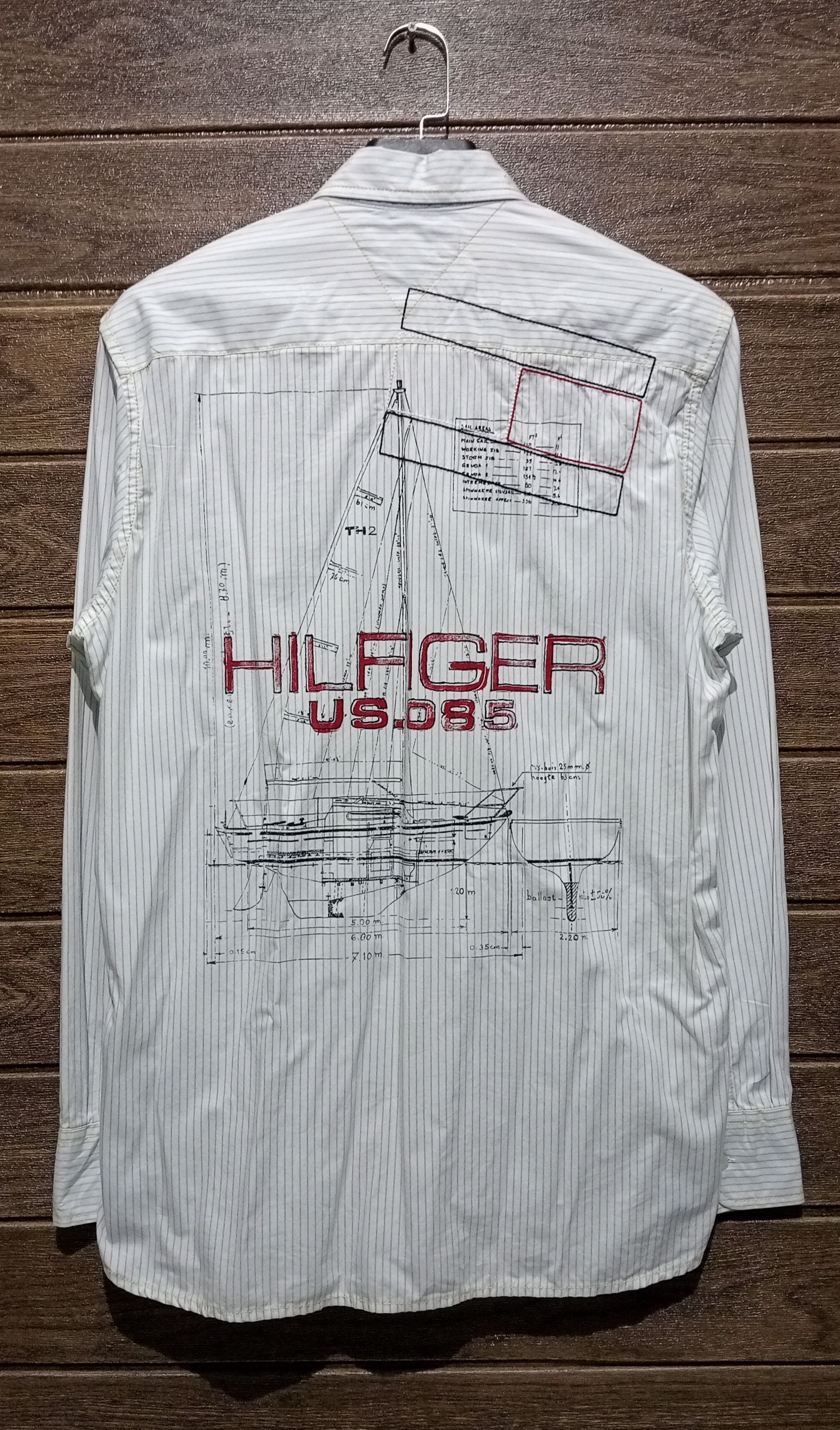 Tommy Hilfiger Tommy Hilfiger Long Sleeve Shirt Button Down Size US M / EU 48-50 / 2 - 2 Thumbnail
