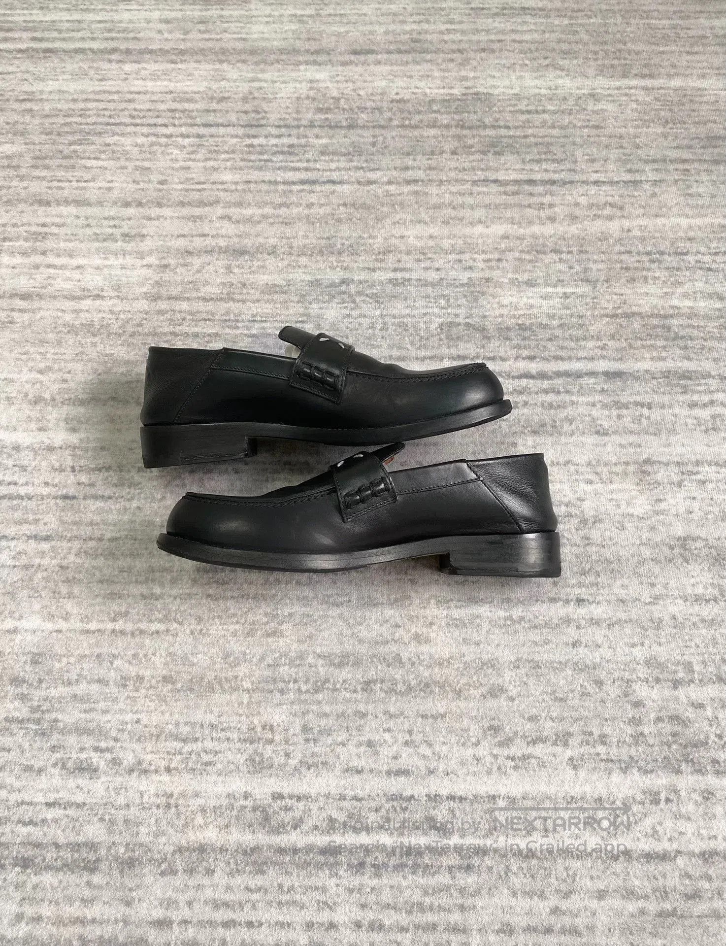 Maison Margiela Maison Margiela Black Leather Mary Jane Loafers. Size US 6.5 / EU 39-40 - 4 Thumbnail