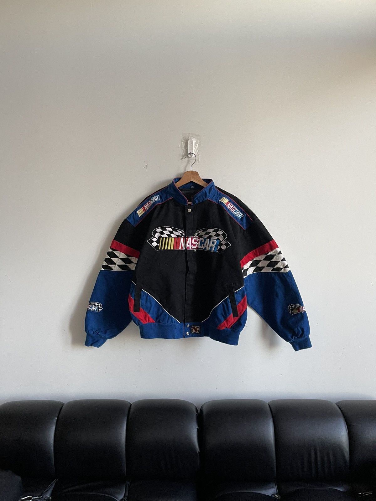 NASCAR Vintage Y2K NASCAR Racing Jacket Size US XL / EU 56 / 4 - 1 Thumbnail