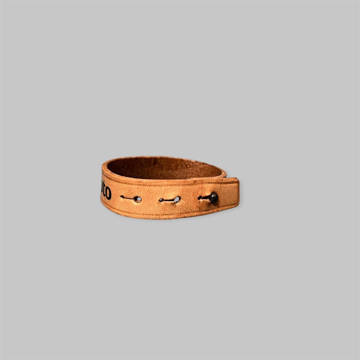 Yohji Yamamoto Leather Bracelet Size ONE SIZE - 8 Thumbnail
