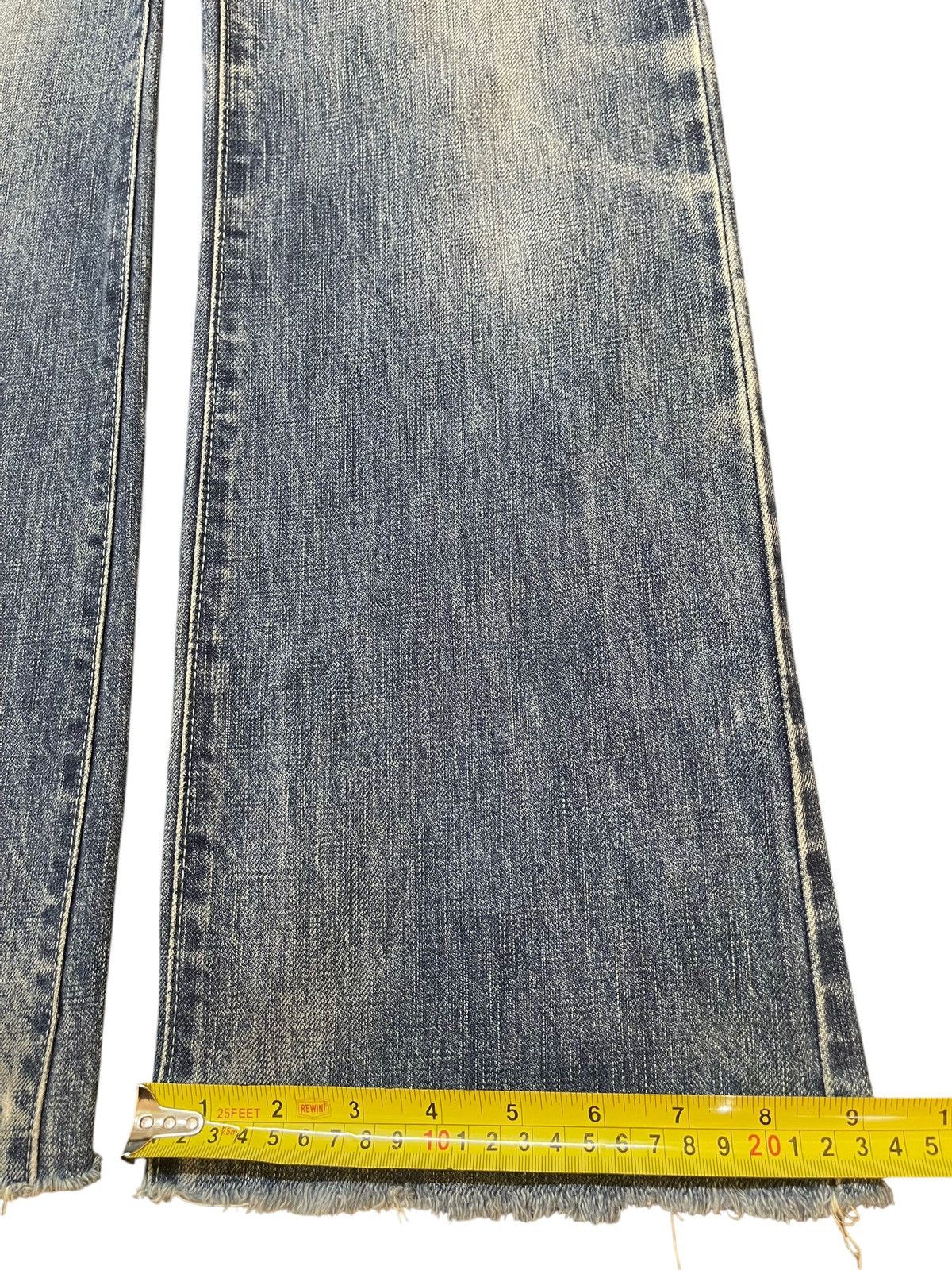 If Six Was Nine Vintage Japanese Brand Blue Faded Wash Style Flare Jeans Size US 29 - 16 Thumbnail