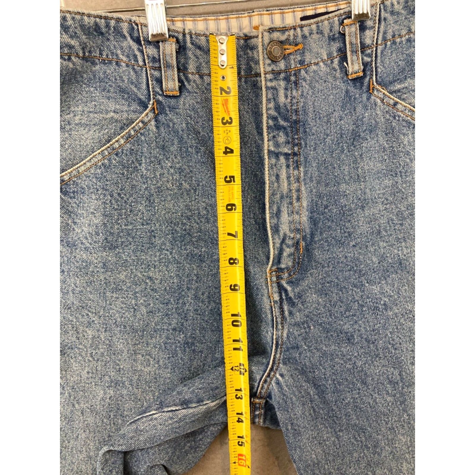 Gap VINTAGE Gap Womens Jeans 11 High Rise Tapered Blue 90s Retro Mens Size 32" / US 10 / IT 46 - 4 Thumbnail