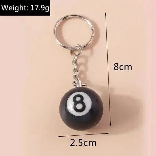 Hypebeast × Jewelry Billiards 🎱 pool keychain Size ONE SIZE - 3 Thumbnail