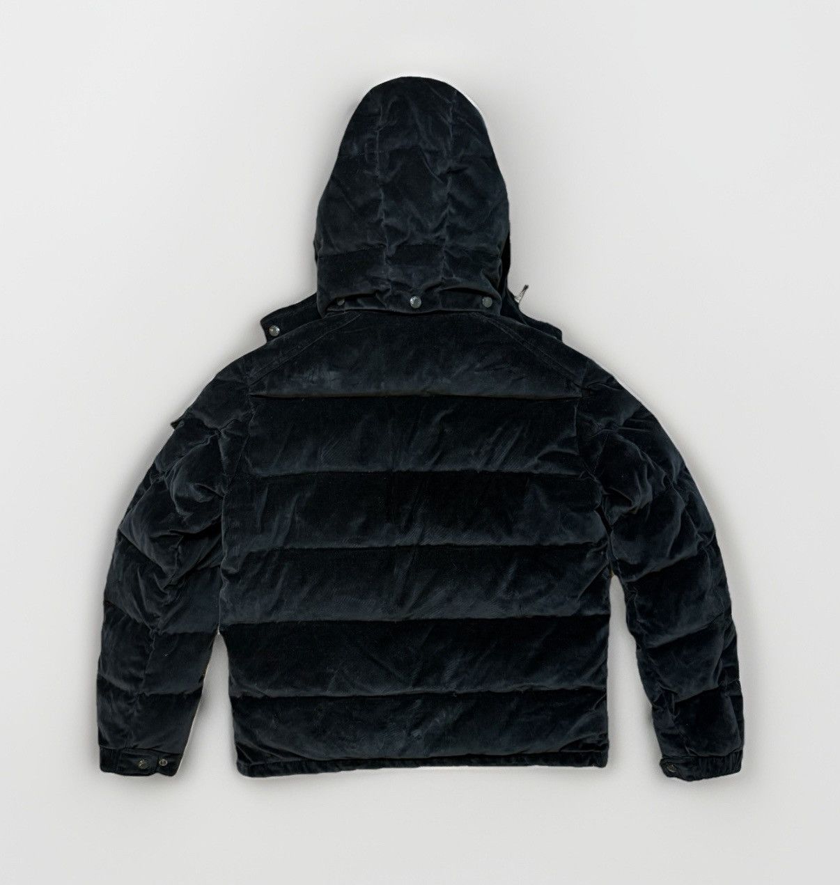 Moncler Moncler May Velvet Down Jacket Black Size US L / EU 52-54 / 3 - 2 Thumbnail