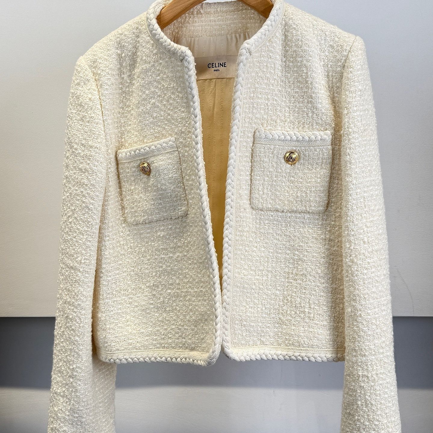 Celine Celine Tweed Braided Jacket Size 40 Size M / US 6-8 / IT 42-44 - 1 Thumbnail