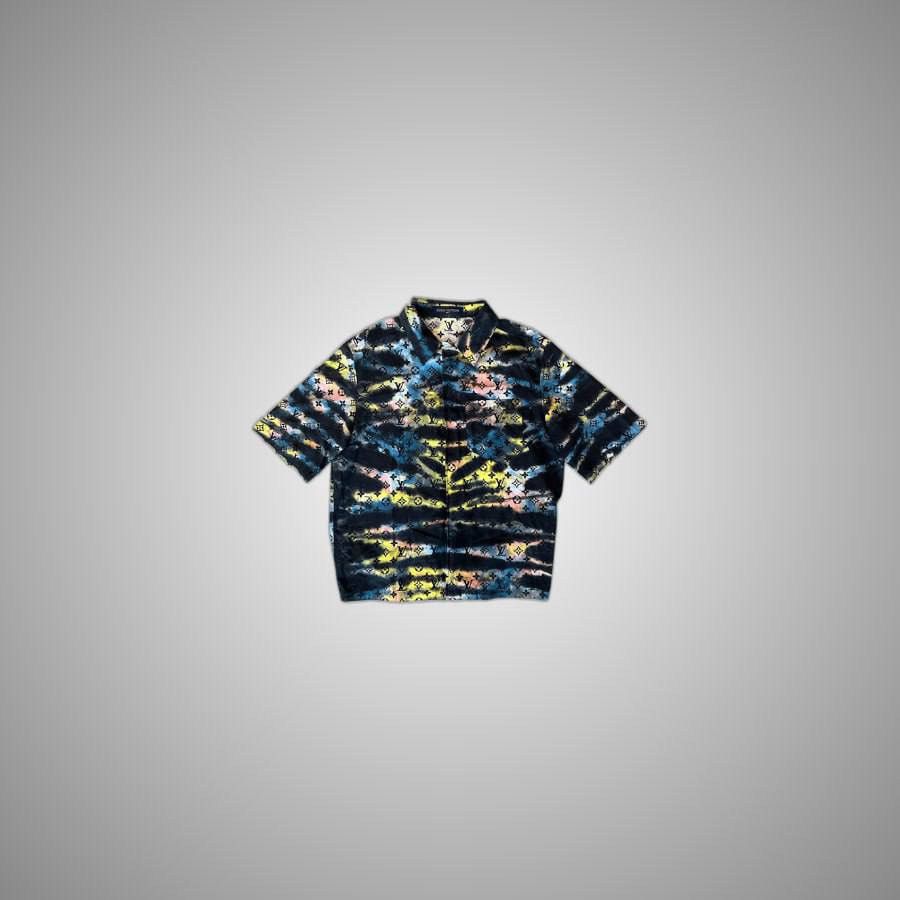 Louis Vuitton LOUIS VUITTON MUTLICOLOR TIE-DYE CAMO MONOGRAM SHIRT Size US L / EU 52-54 / 3 - 1 Thumbnail