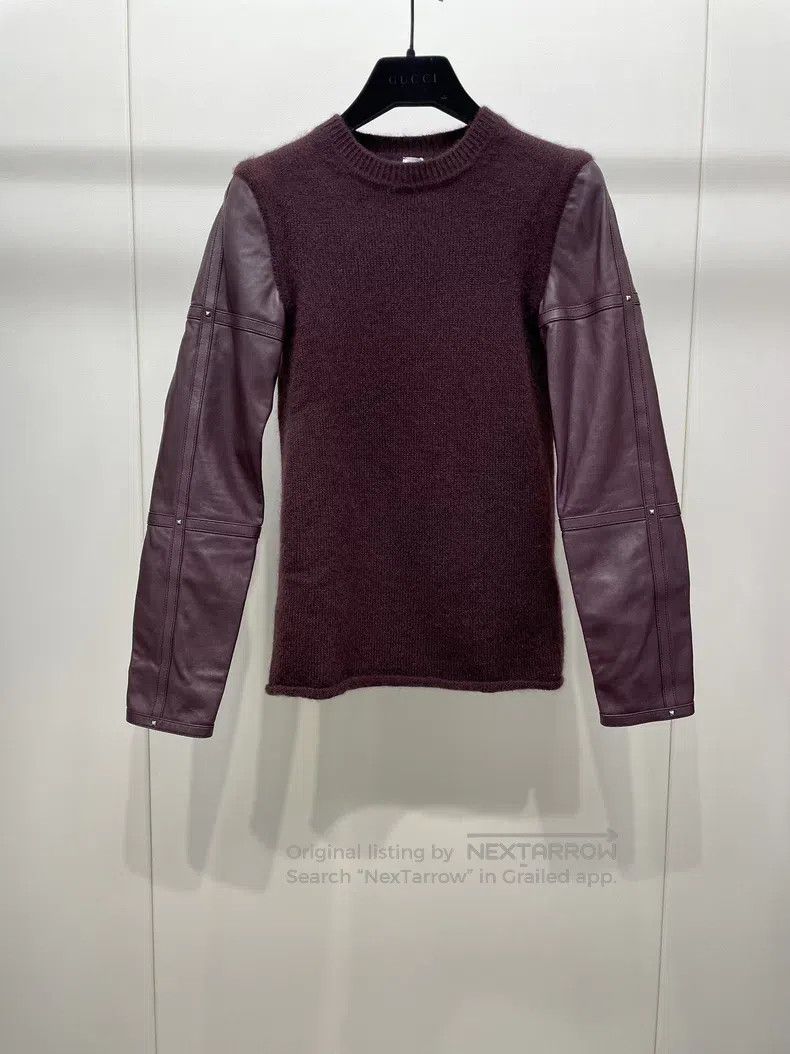 Hermes Hermes Leather Patch Cashmere Sweater Size XXS / US 00 / IT 34 - 1 Thumbnail