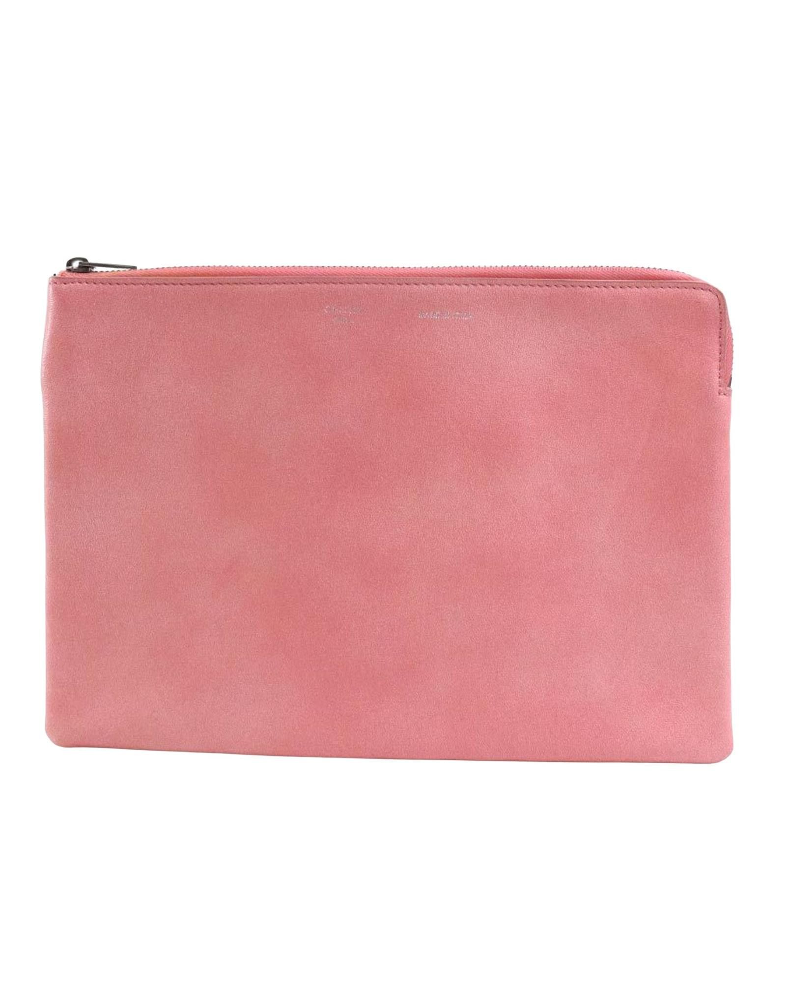 image of Celine Elegant Pink Leather Bag By Renowned Luxury Brand, Women's
