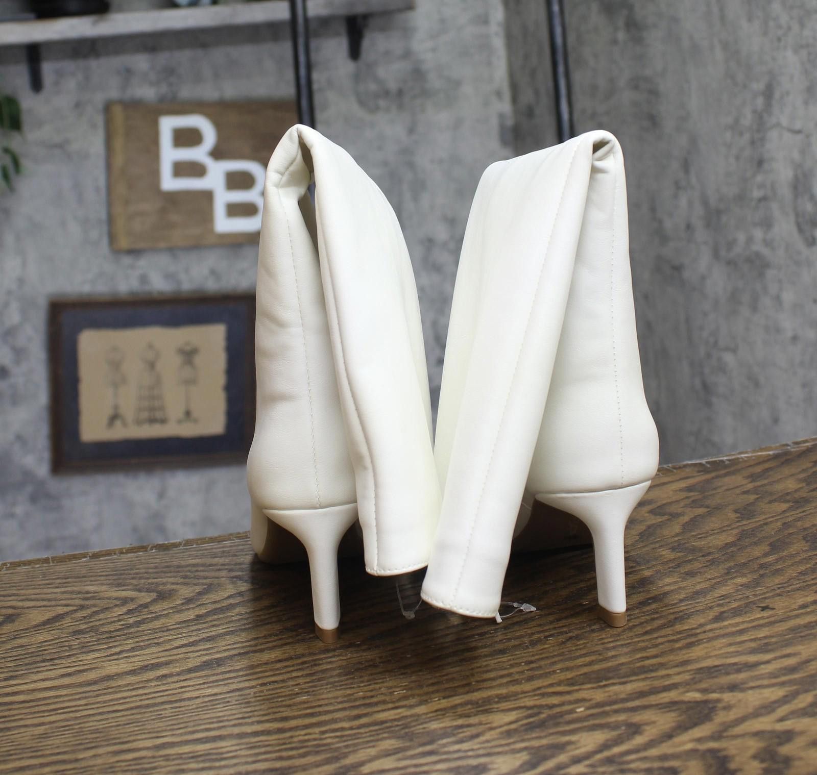 Other On 34th Stovepipe Boots 10019723900 Bone Smooth White 5m Size US 5 / IT 35 - 5 Thumbnail