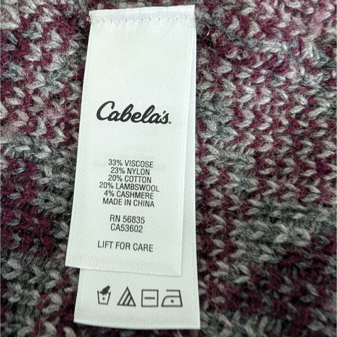 Designer Cabelas Tribal Cardigan Womens Size 2XL Gray Red Western Size XXL / US 16-18 / IT 52-54 - 6 Thumbnail