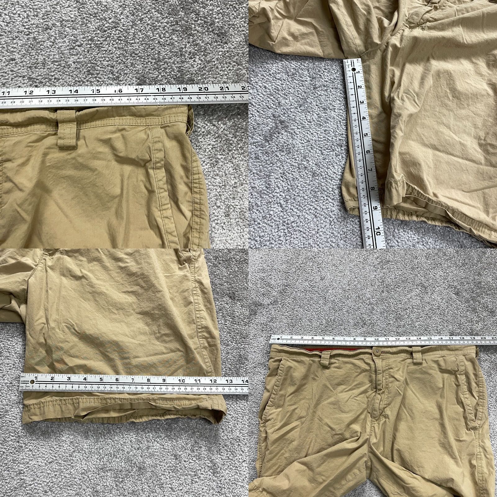 Vintage Columbia Chino Shorts Mens 38 Regular Brown Cotton Outdoor Pocket Slim? (Wait) Size US 38 / EU 54 - 8 Thumbnail