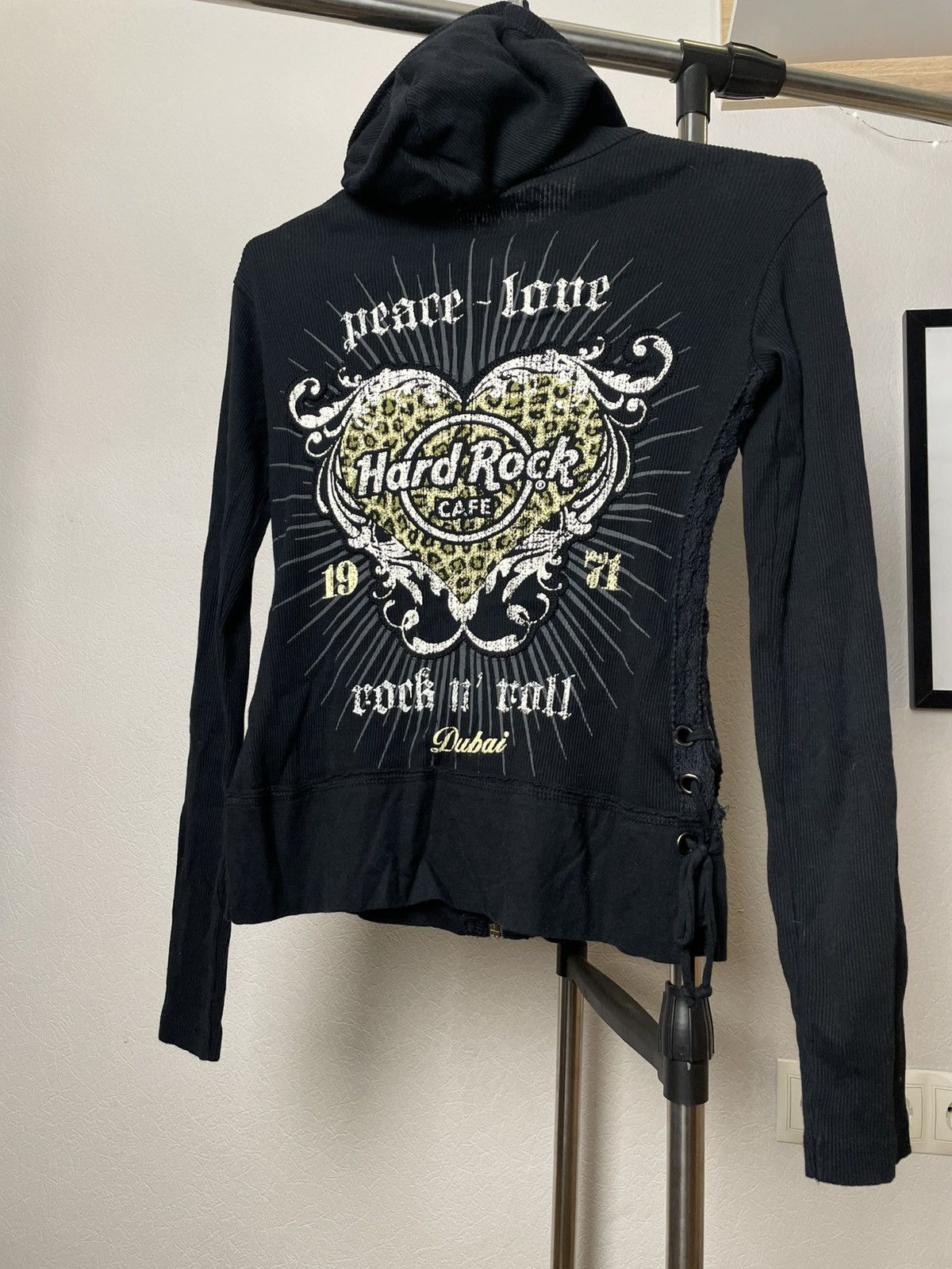 Hard Rock Cafe Y2k Vintage Hard Rock Cafe Dubai Back Logo Hoodie Size XS / US 0-2 / IT 36-38 - 5 Thumbnail