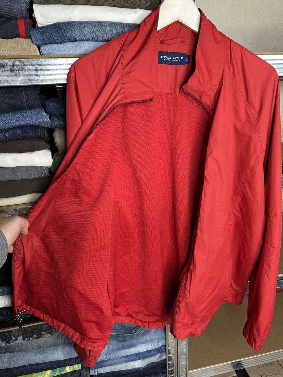 Polo Ralph Lauren Polo Golf Ralph Lauren Windbreaker Jacket L Full Zip Logo Size US L / EU 52-54 / 3 - 3 Thumbnail