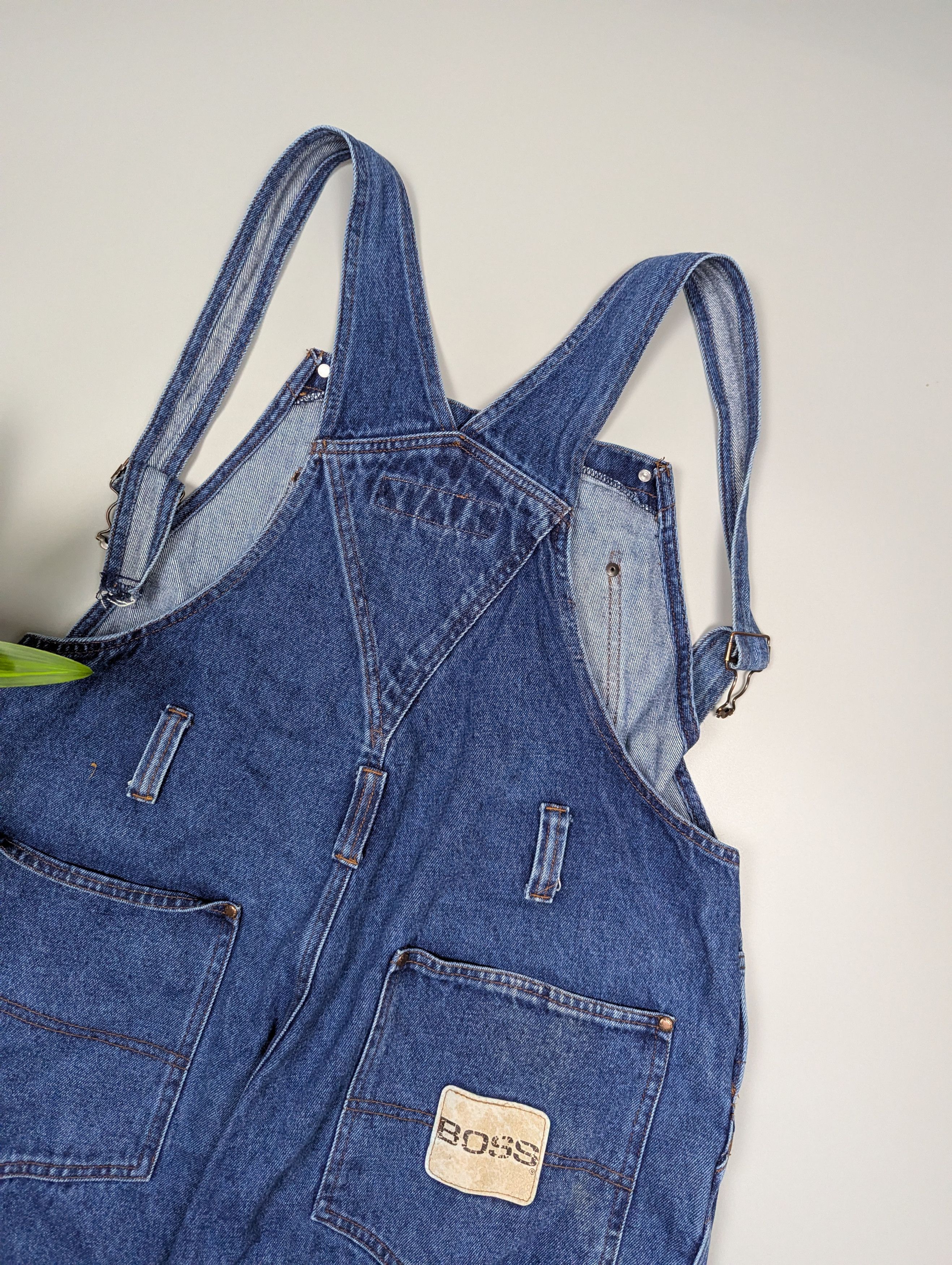 Hugo Boss BOSS Jeans Denim Overalls Men’s M Blue 80s 90s Vintage Size US 32 / EU 48 - 9 Thumbnail