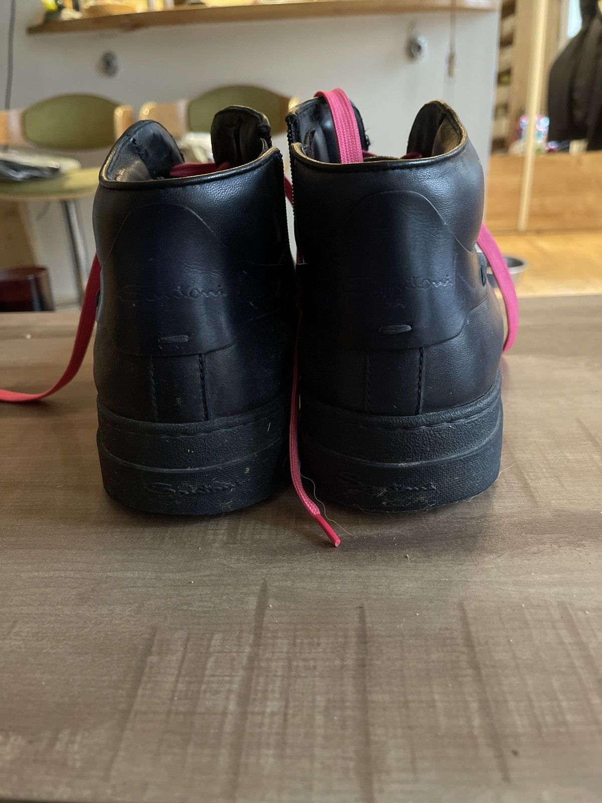 Santoni Santoni sneaker blue black (sole) and pink (laces) Size US 9.5 / EU 42-43 - 8 Thumbnail
