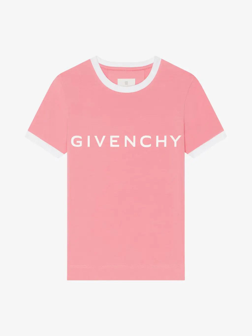 o1w1db10825 Ringer T Shirt in Pink