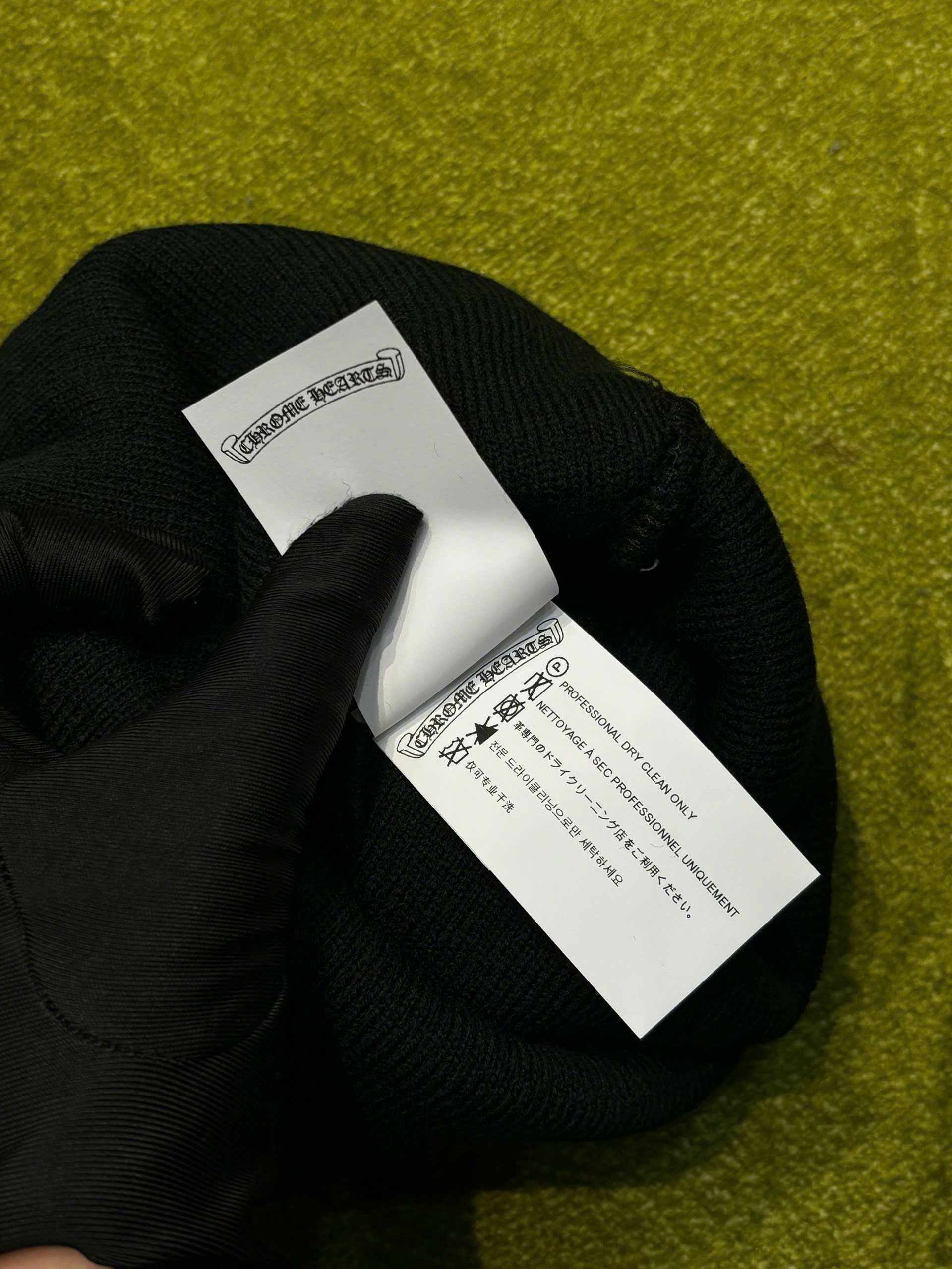 Chrome Hearts CHROME HEARTS Beanie BLACK Size ONE SIZE - 8 Thumbnail