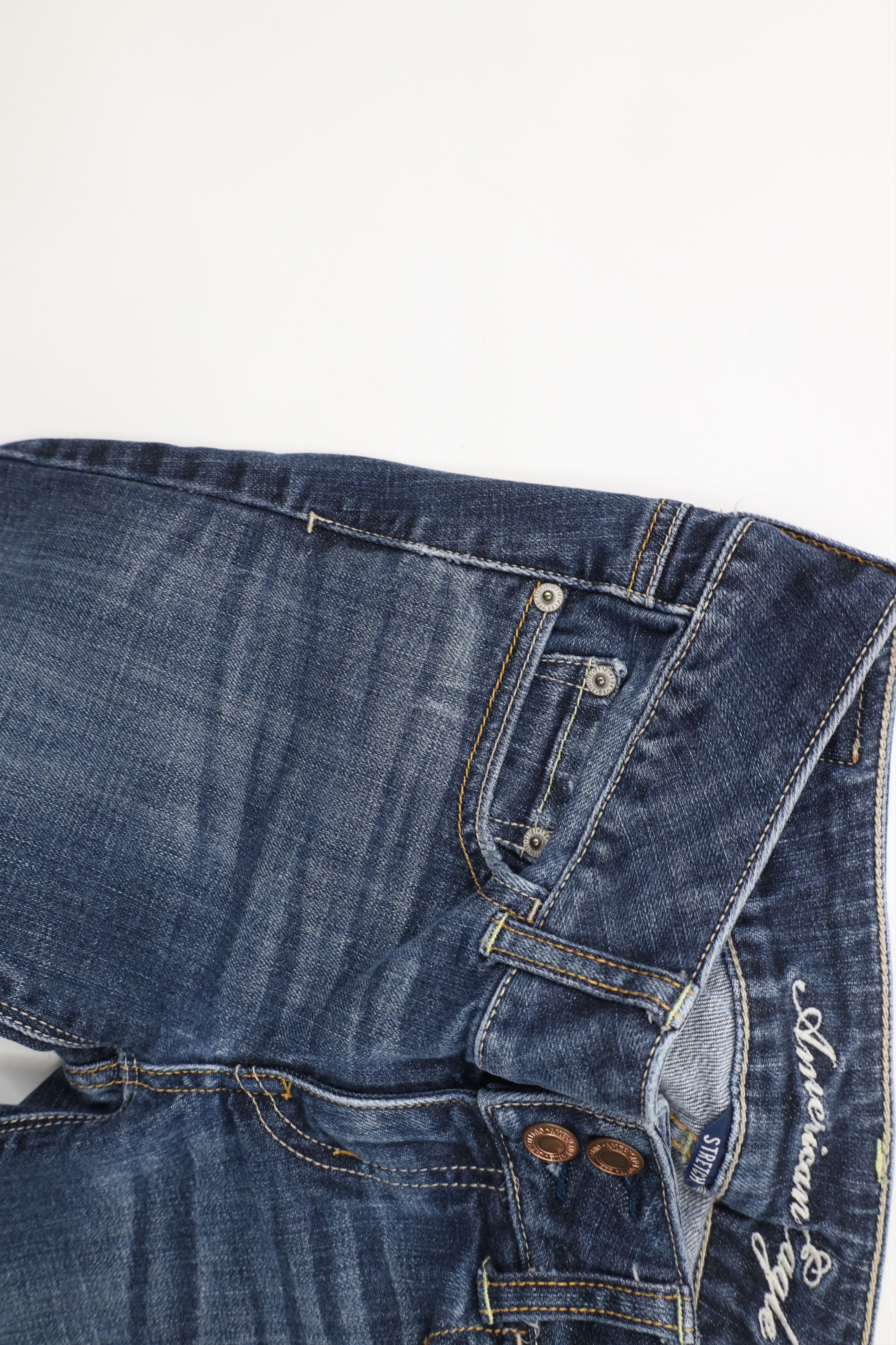 American Eagle Outfitters × Vintage Vintage Y2K American Eagle Outfitters Babydoll Flared Jeans Size 26" / US 2 / IT 38 - 7 Thumbnail