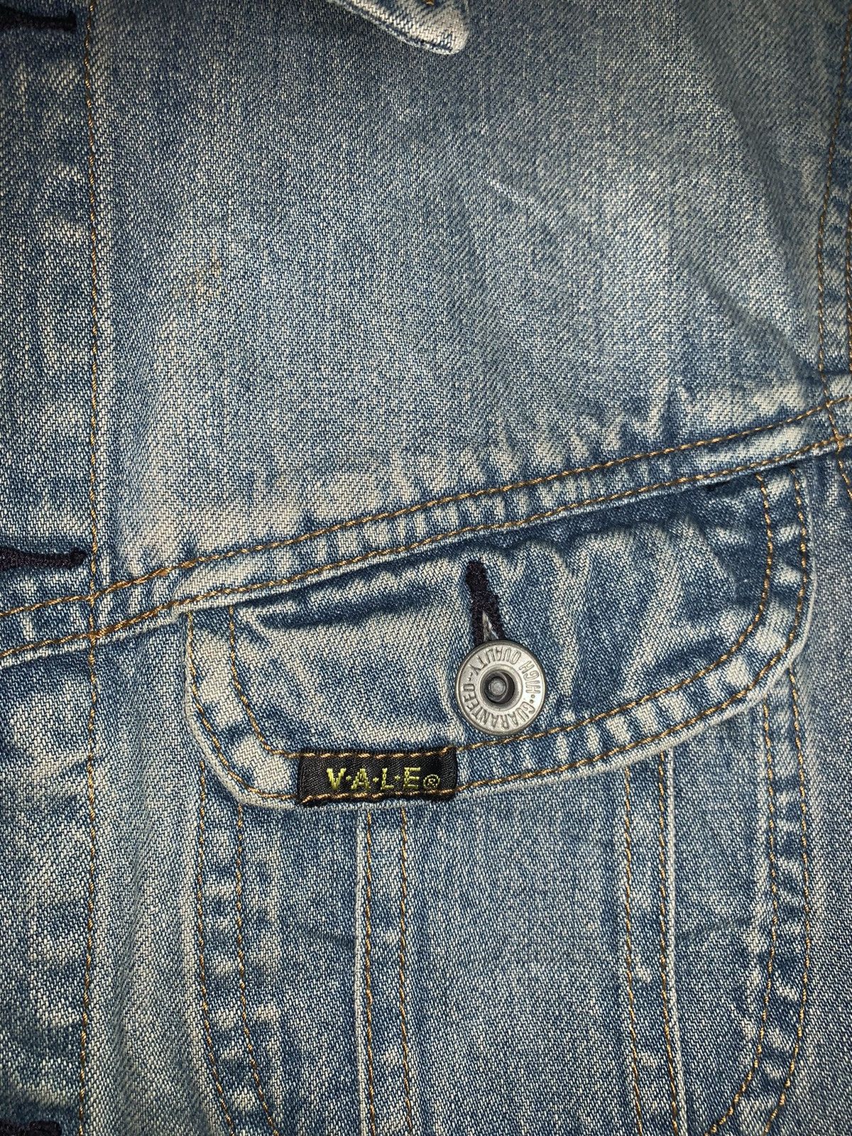 Vale Vintage 2000’s Vale Stonewash Denim jacket Size US XS / EU 42 / 0 - 8 Thumbnail