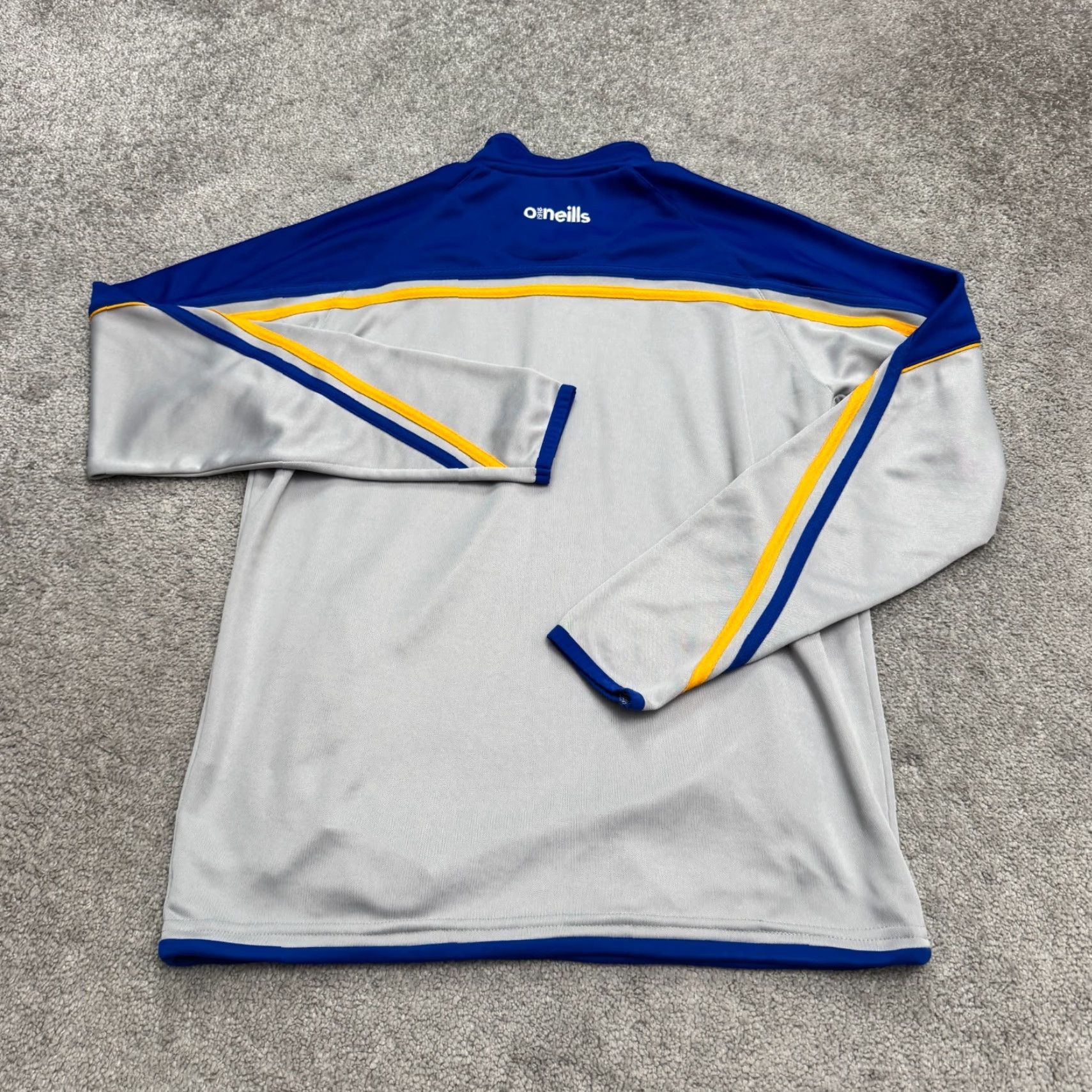 O'Neills VINTAGE O'Neills Tipperary San Francisco GAA 1/4 Zip Pullover Jacket Small Blue White Size US L / EU 52-54 / 3 - 2 Thumbnail