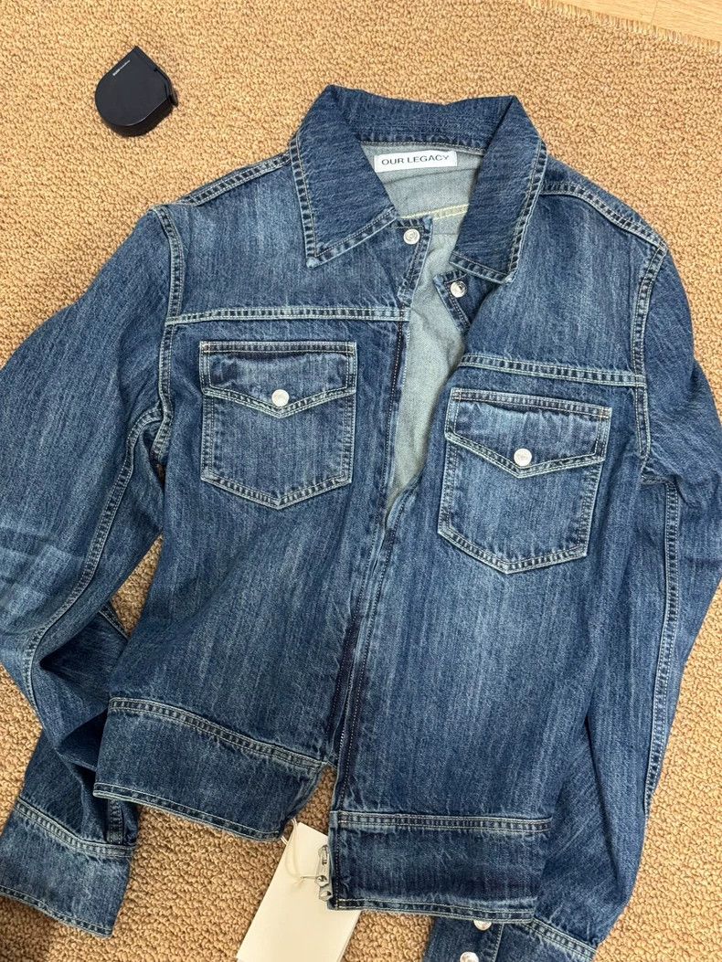 Our Legacy our legacy size 50 24fw denim jacket TRUCKER JACKET 2502-Ne Size US M / EU 48-50 / 2 - 3 Thumbnail