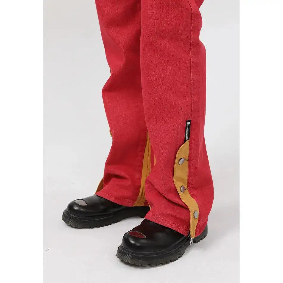 Japanese Brand Retro loose zipper micro flared jeans Size US 32 / EU 48 - 3 Thumbnail