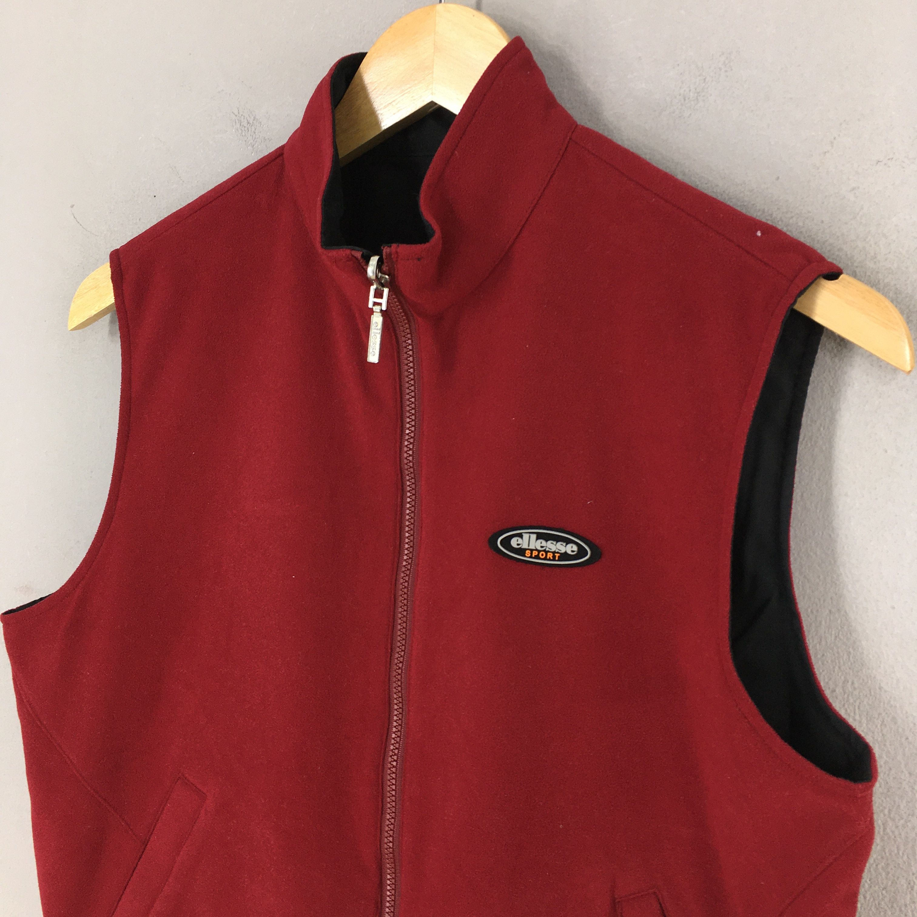 Ellesse Vintage 90's Ellesse Reversible Vest Jacket Medium Size US M / EU 48-50 / 2 - 3 Thumbnail