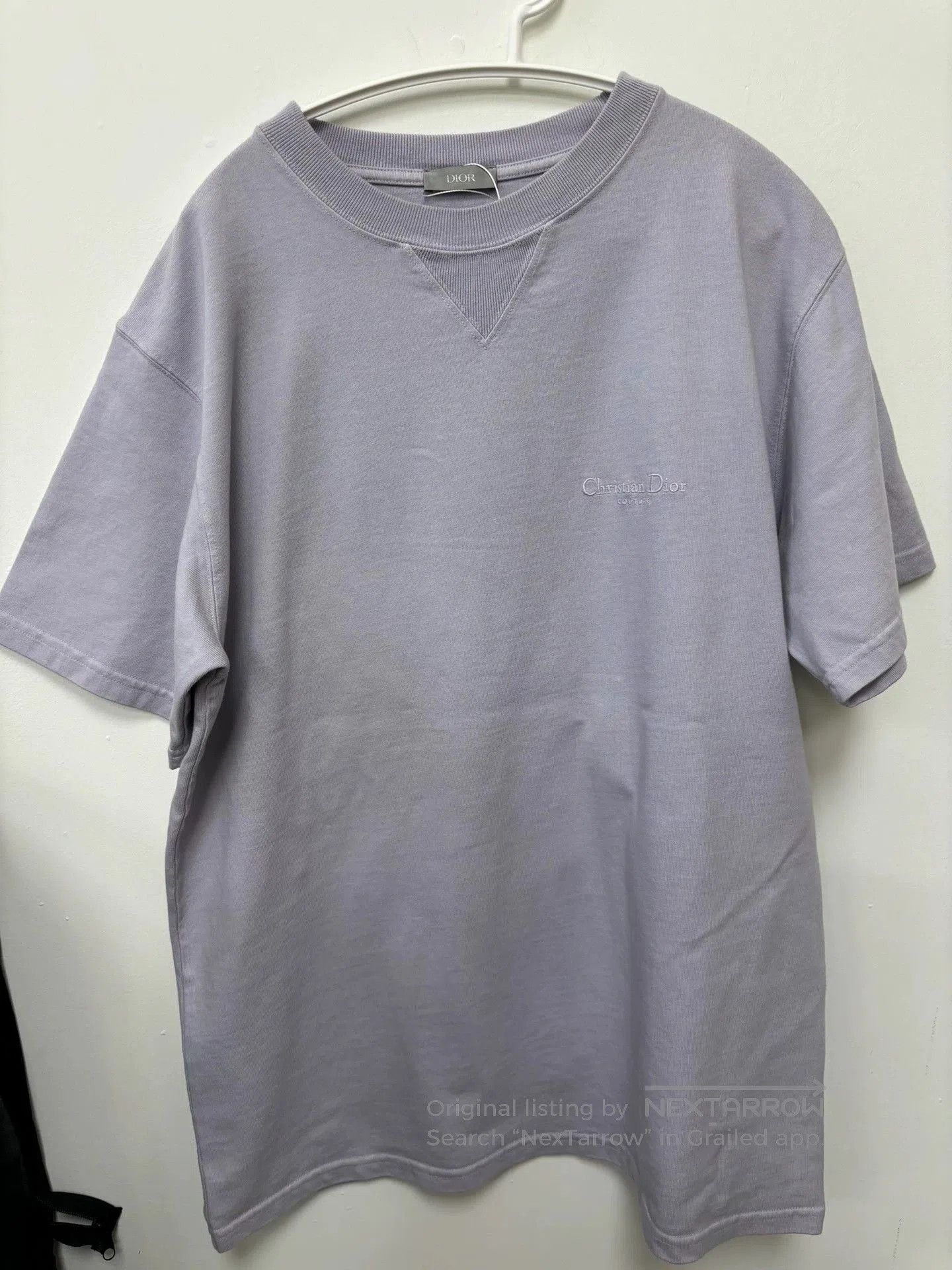 Dior dior lavender short sleeve logo t-shirt. Size US M / EU 48-50 / 2 - 1 Thumbnail