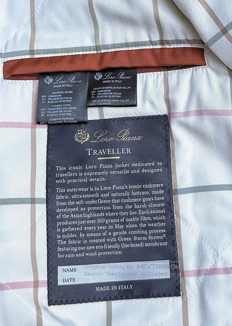 Loro Piana Loro Piana New Traveller Cashmere Coat. Size US XXL / EU 58 / 5 - 6 Thumbnail