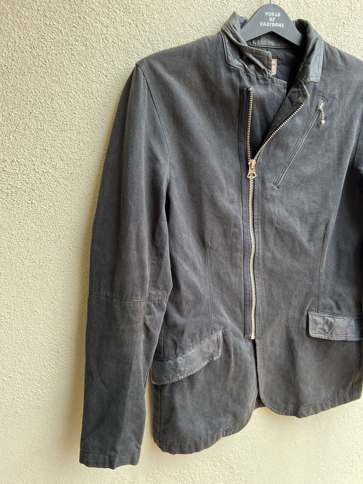 Redmoon Red Moon Japan Hybrid Leather Waxed Coat Jacket Size US S / EU 44-46 / 1 - 12 Thumbnail