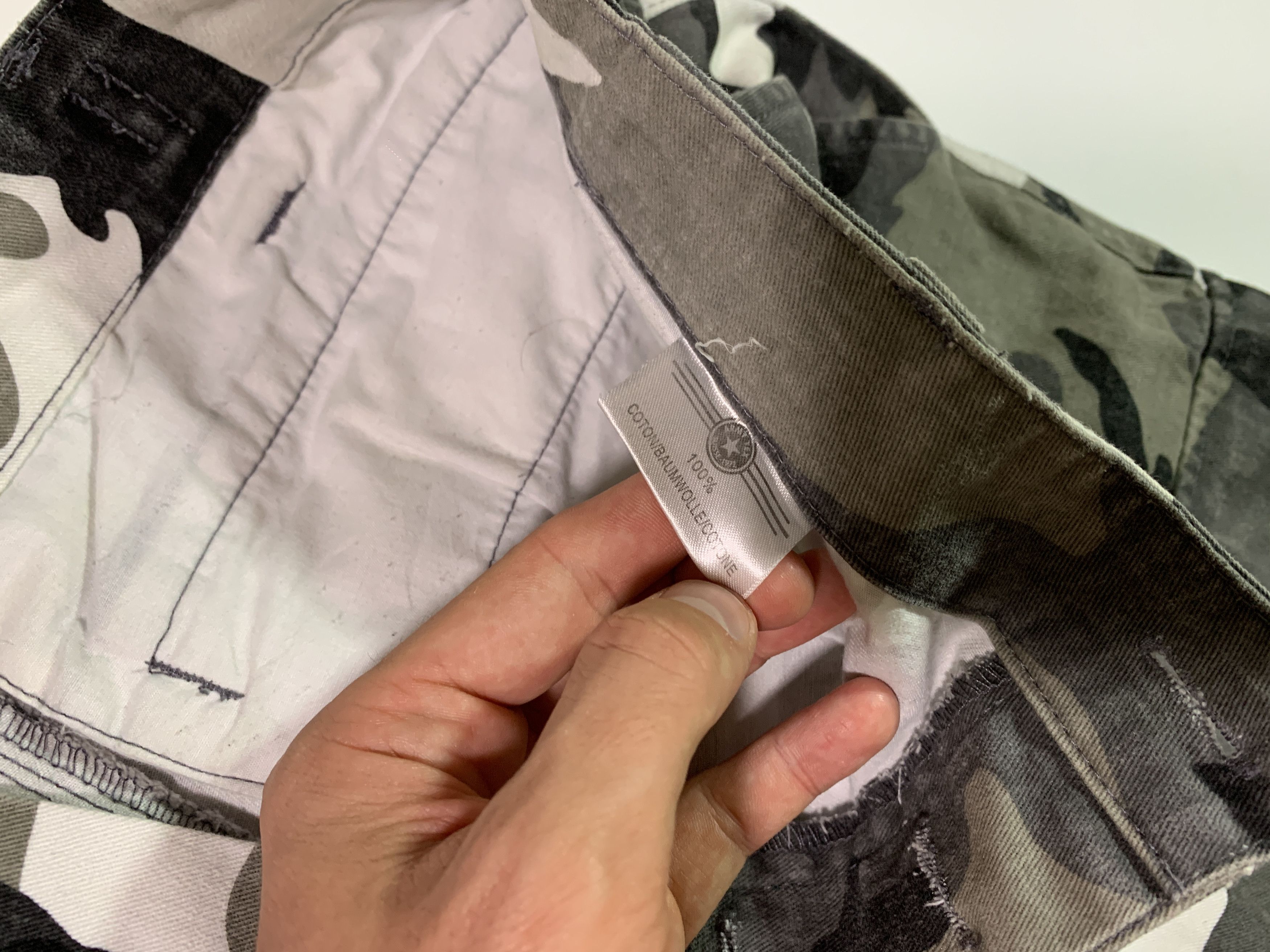 Vintage Vintage Arctic Camo Cargo Shorts Size US 30 / EU 46 - 6 Thumbnail