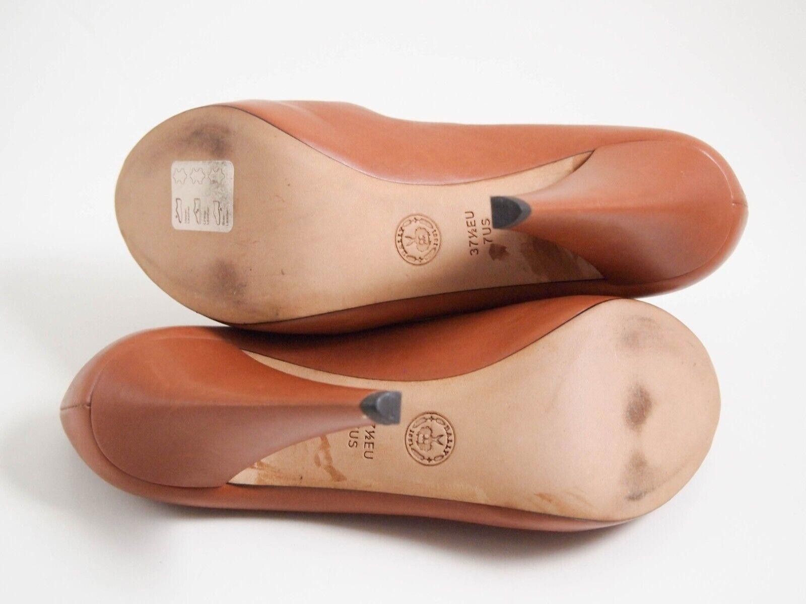Bally Bally Platform Heels Brown Leather Womens US 7 EU 37.5 Size US 7 / IT 37 - 7 Thumbnail