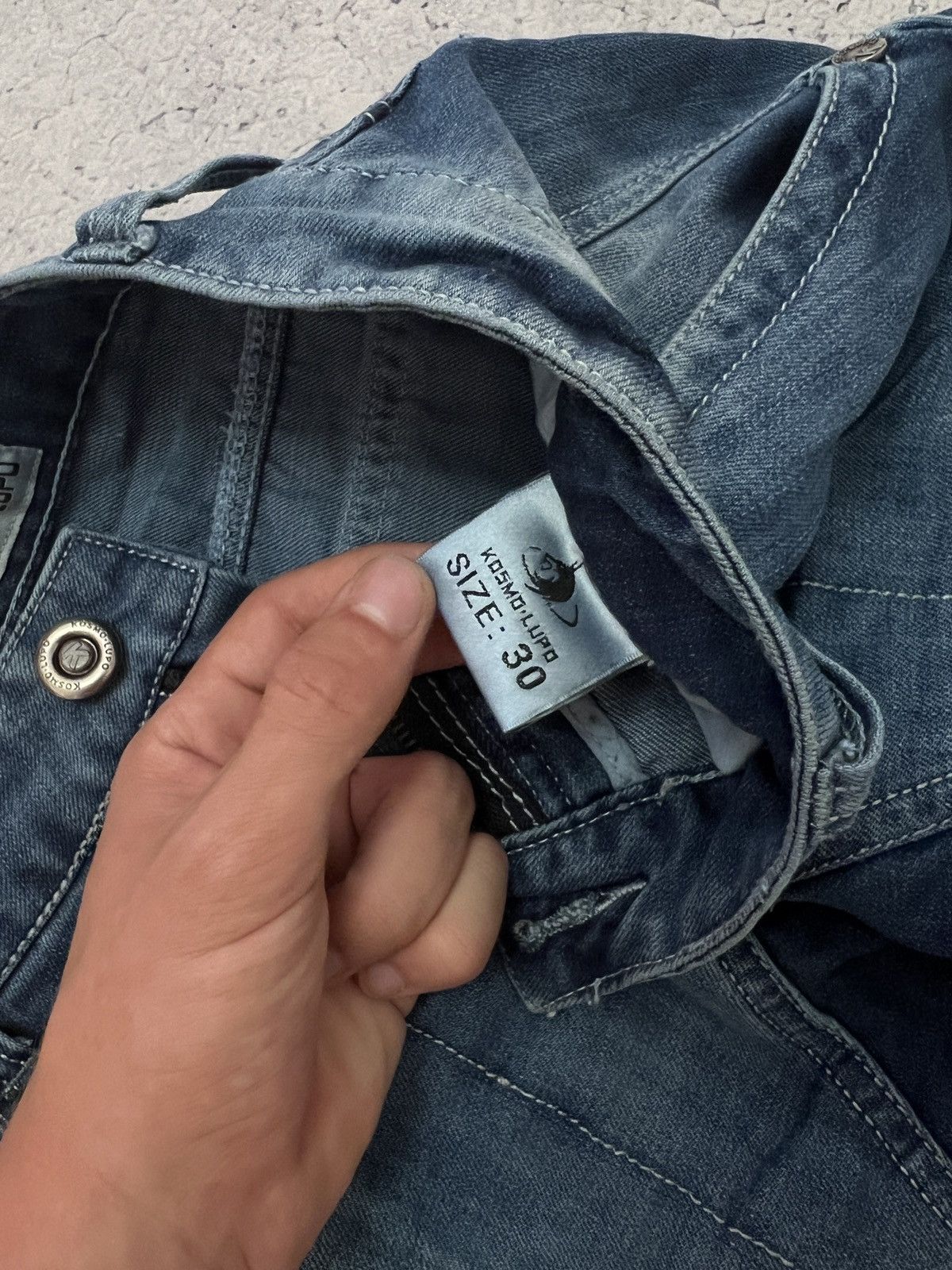 Other DISTRESSED DENIM VINTAGE PANTS FADED DIRTY CRASHED OPIUM Size US 30 / EU 46 - 14 Thumbnail