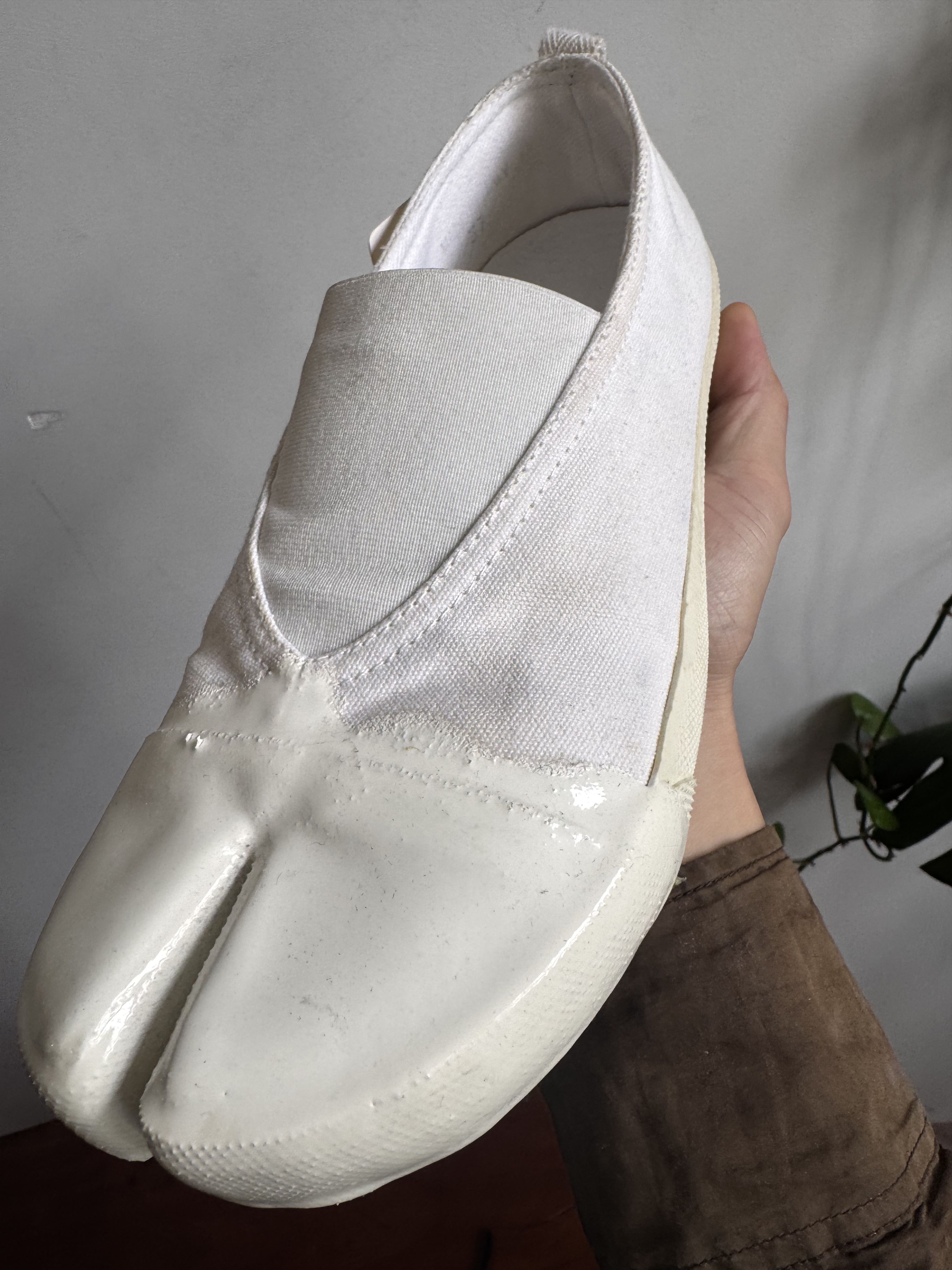 Maison Margiela Masion Margiela Tabi Canvas Rubber Slip on Sneaker Size 37 Size US 7 / IT 37 - 2 Thumbnail