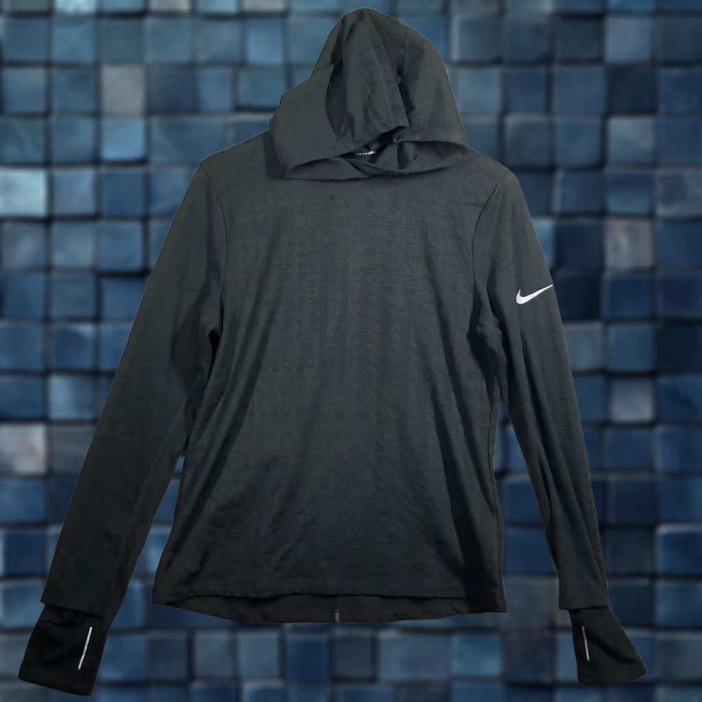 Nike Nike Therma-Fit ADV Run Division Thermal Training Hoodie Women M Black Athletic Pullover Hooded Insulated Moisture Wicking Logo Reflective DD6791-010 Size M / US 6-8 / IT 42-44 - 1 Thumbnail