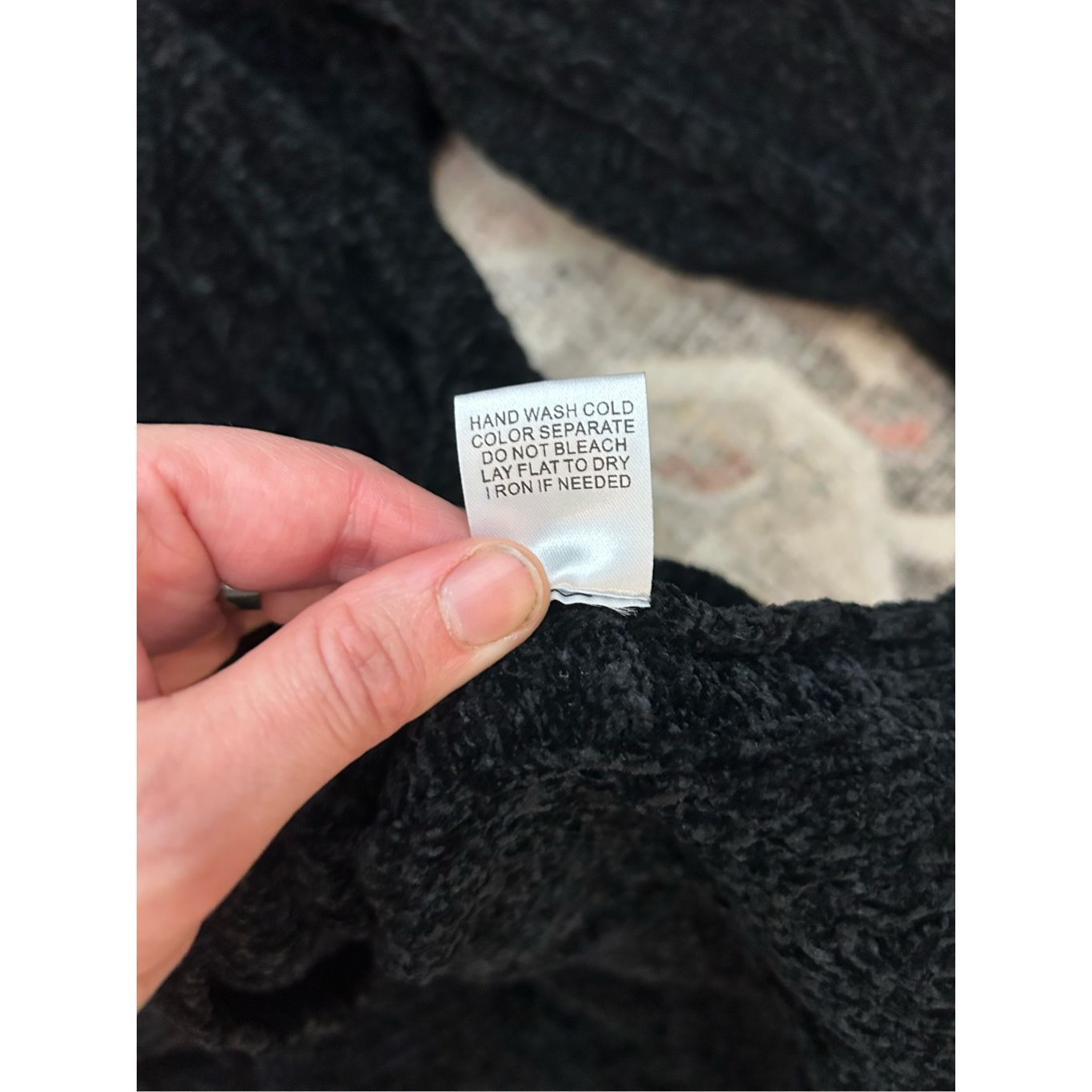 Macron Macaron Black Cable Knit Sweater, Sz Small Size S / US 4 / IT 40 - 4 Thumbnail