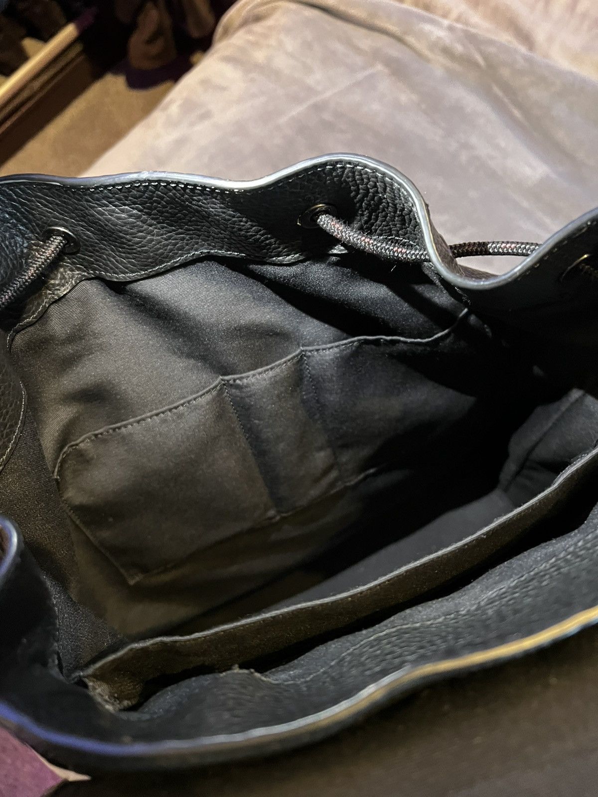 Coach Coach Backpack - Black Genuine Leather Size ONE SIZE - 4 Thumbnail