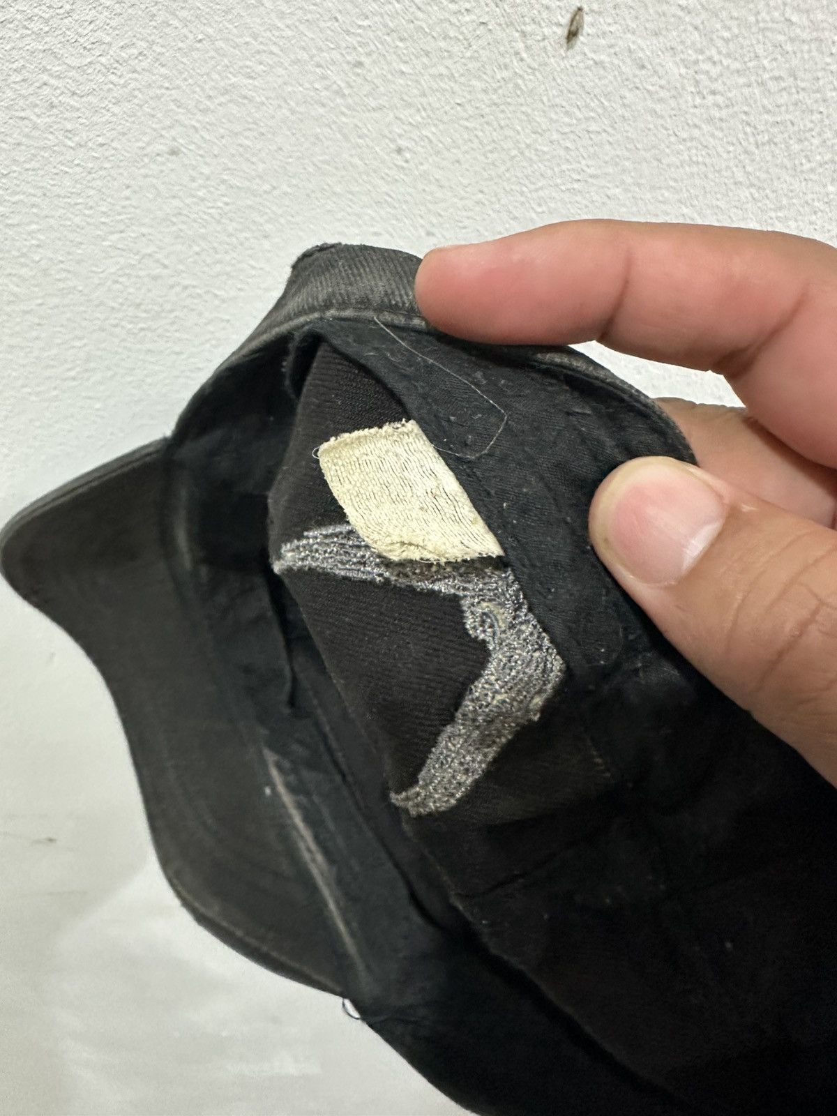 90’s Black Faded Quicksilver Punk Hat
