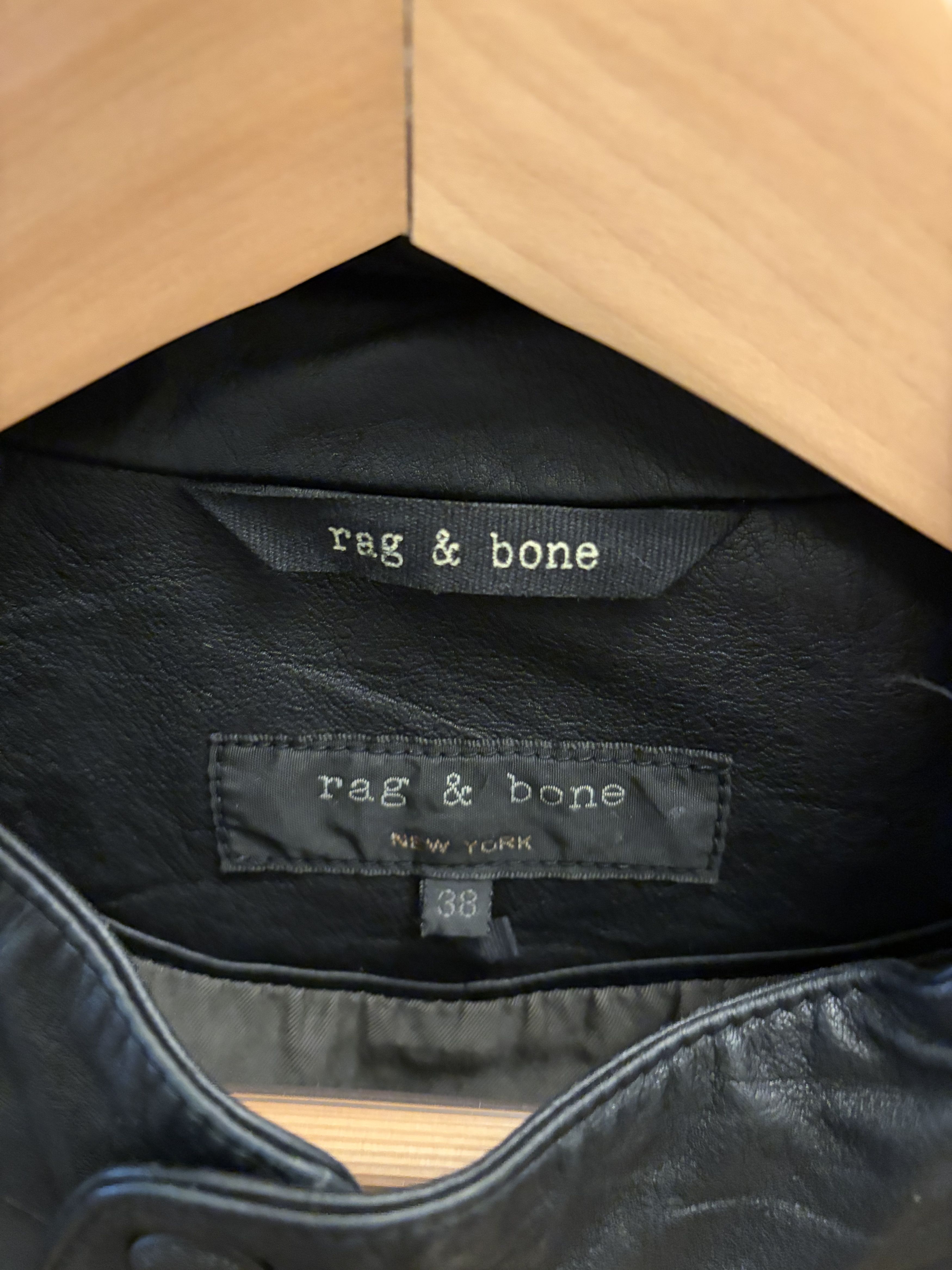 Rag & Bone Rag & Bone leather Cafe Racer jacket Size US S / EU 44-46 / 1 - 2 Thumbnail