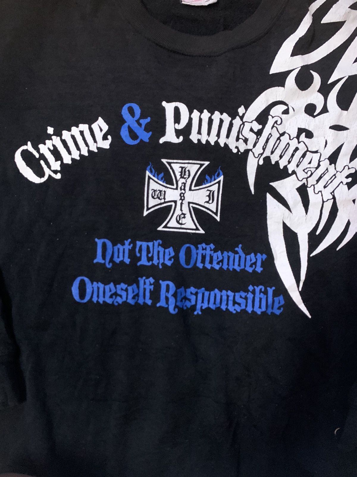 Dogtown Dogtown Crime And Punishment Nice Graphic Sweatshirt Size US XL / EU 56 / 4 - 3 Thumbnail