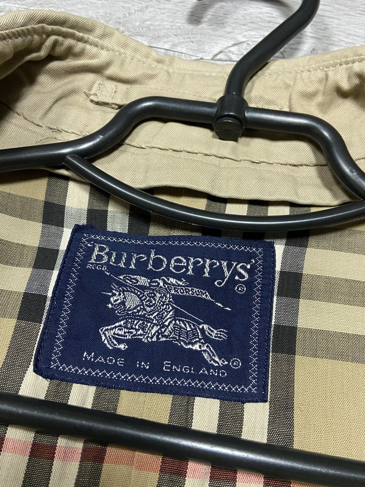 Burberry Burberry London England vintage nova check trench coat belt Size L / US 10 / IT 46 - 12 Thumbnail