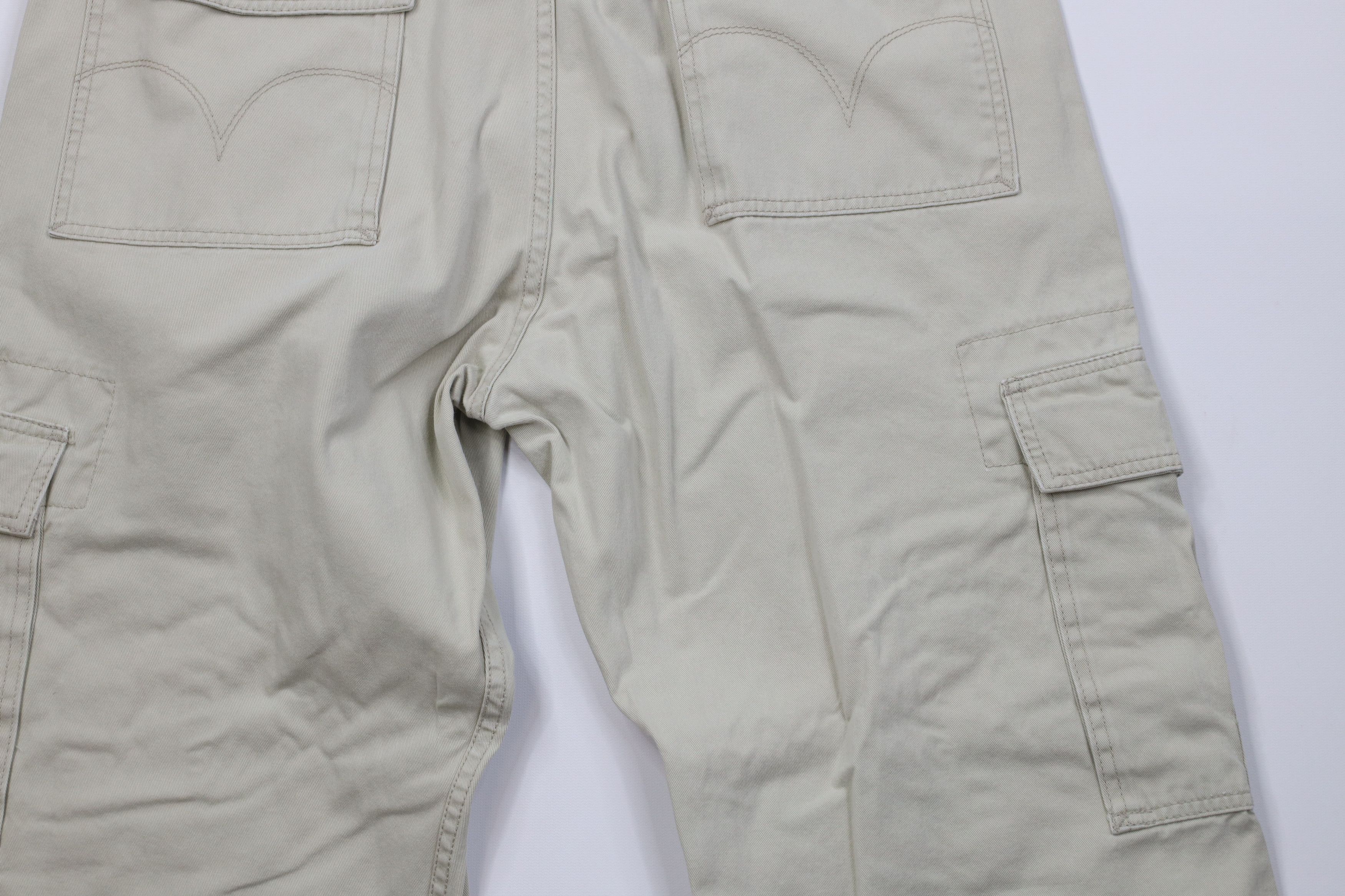 Levi's Vintage Y2K Levis Fit Wide Leg Cargo Pants Beige Cotton Size US 36 / EU 52 - 11 Thumbnail