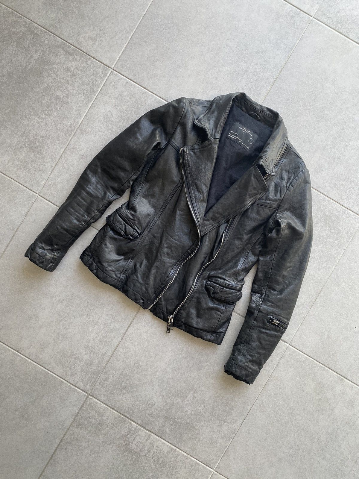 Allsaints Allsaints Leather Jacket Size S / US 4 / IT 40 - 4 Thumbnail
