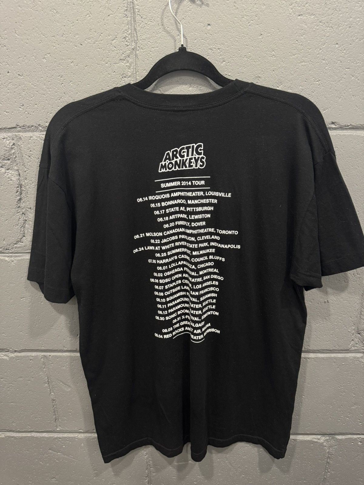 Band Tees Arctic Monkeys Band T-Shirt AM Tour Tee Size US L / EU 52-54 / 3 - 2 Thumbnail