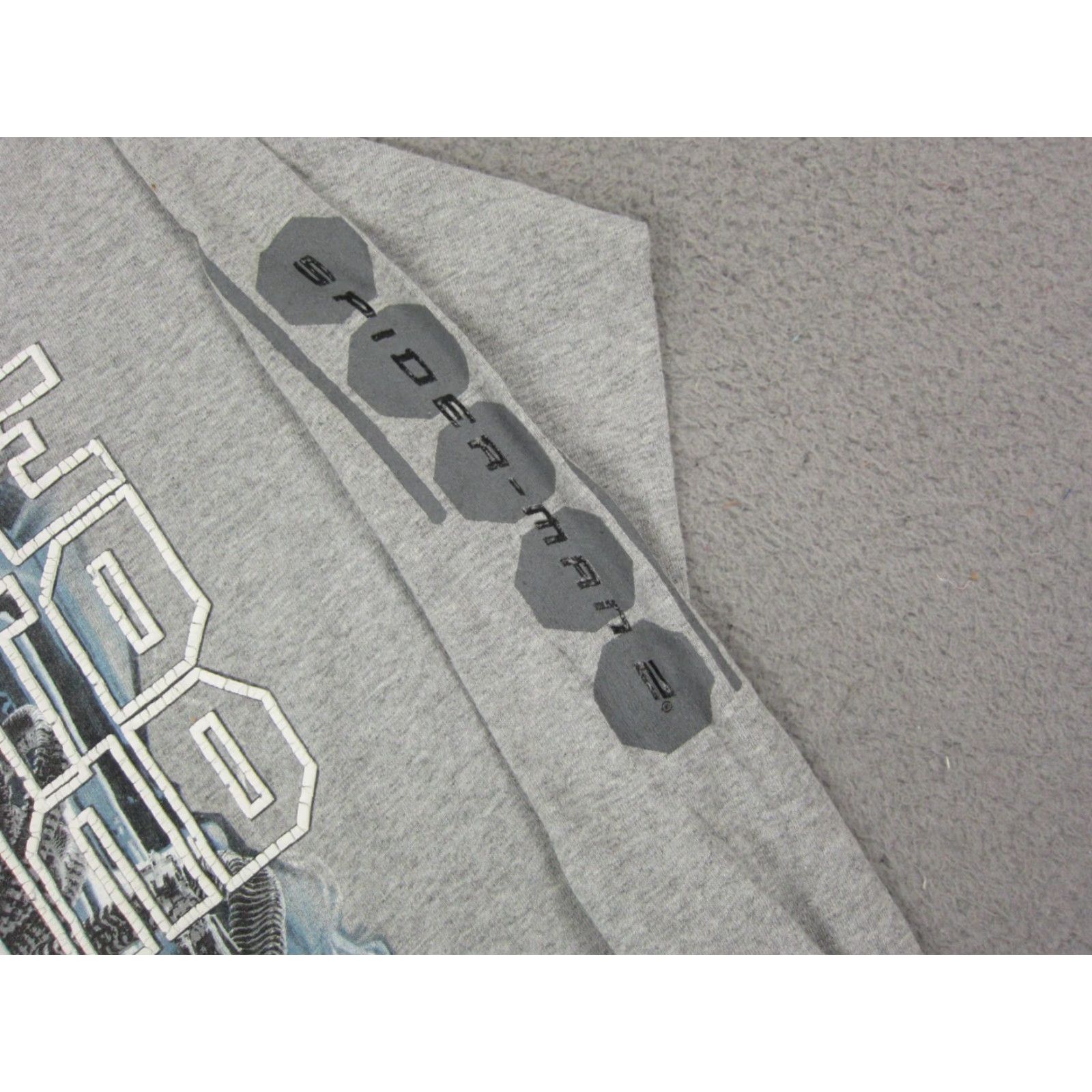Vintage Spiderman Vintage Shirt Mens XL Gray 90s Menace to Mankind Spider-Man Pullover Crew Neck Knit Sweatshirt Size US XL / EU 56 / 4 - 5 Thumbnail